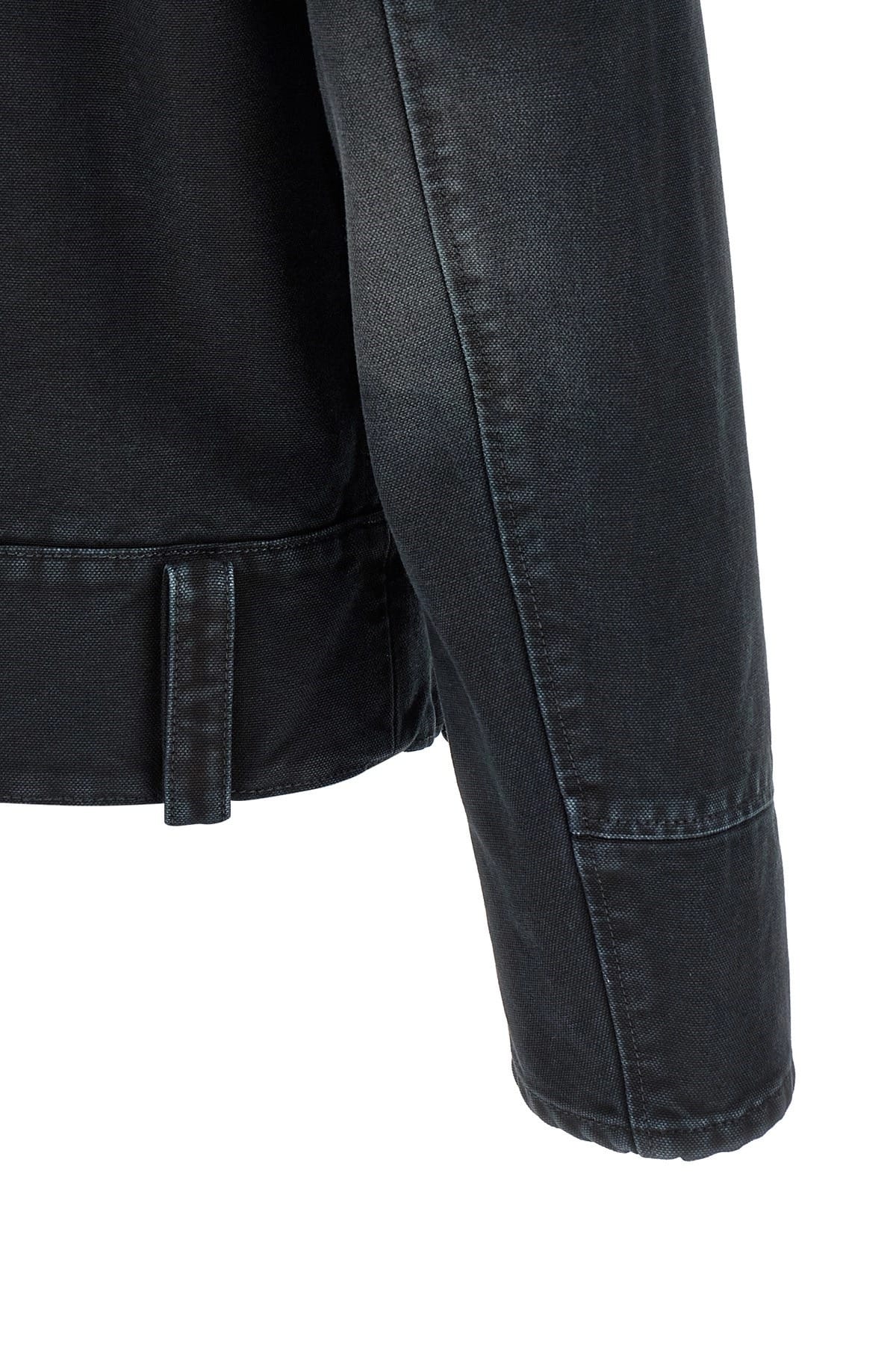 Marni Marni Canvas Jacket With Suede Collar