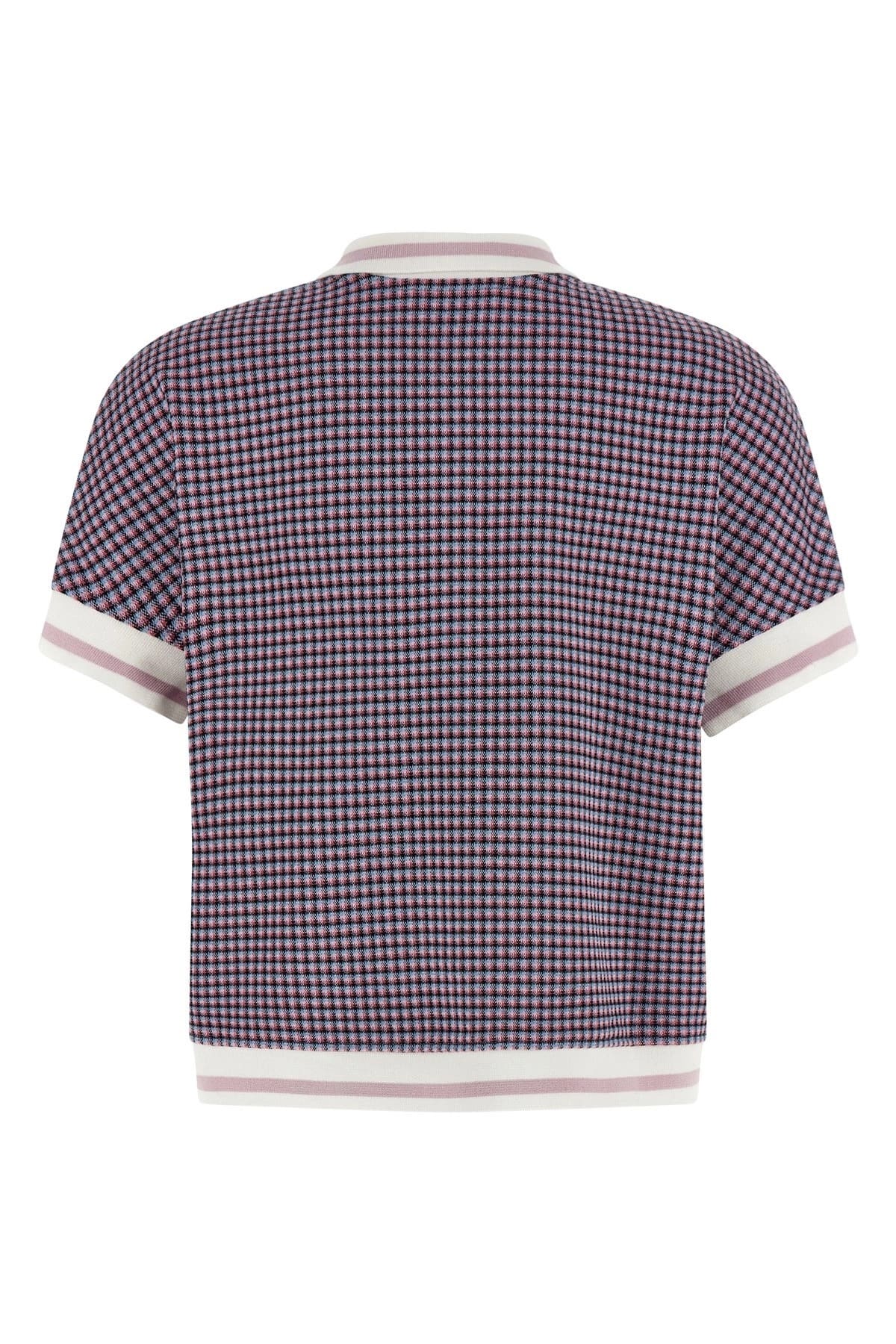 Marni Marni Checked Viscose Blend Polo