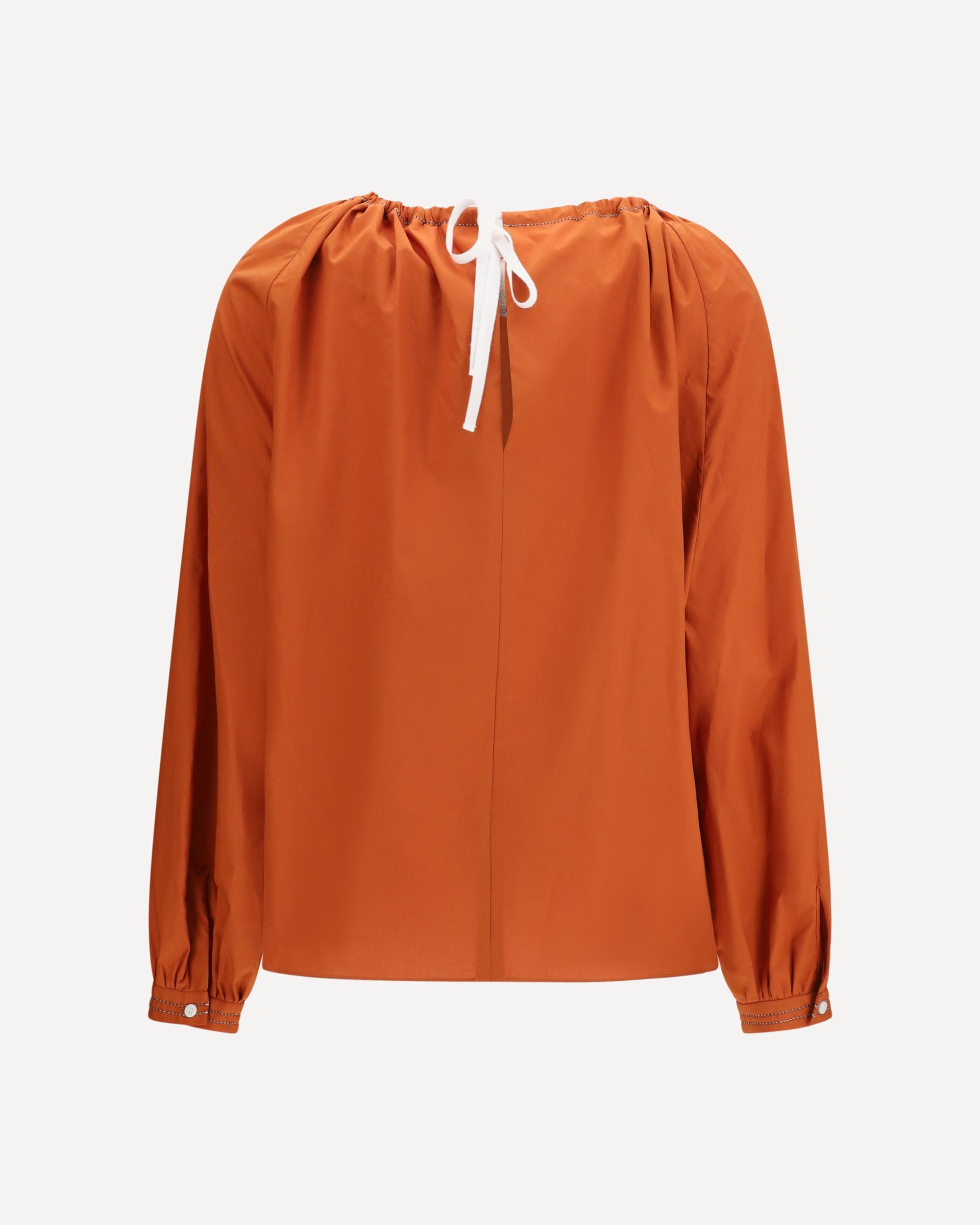 Marni Cotton Blouse With Gathered Neckline - alternate view