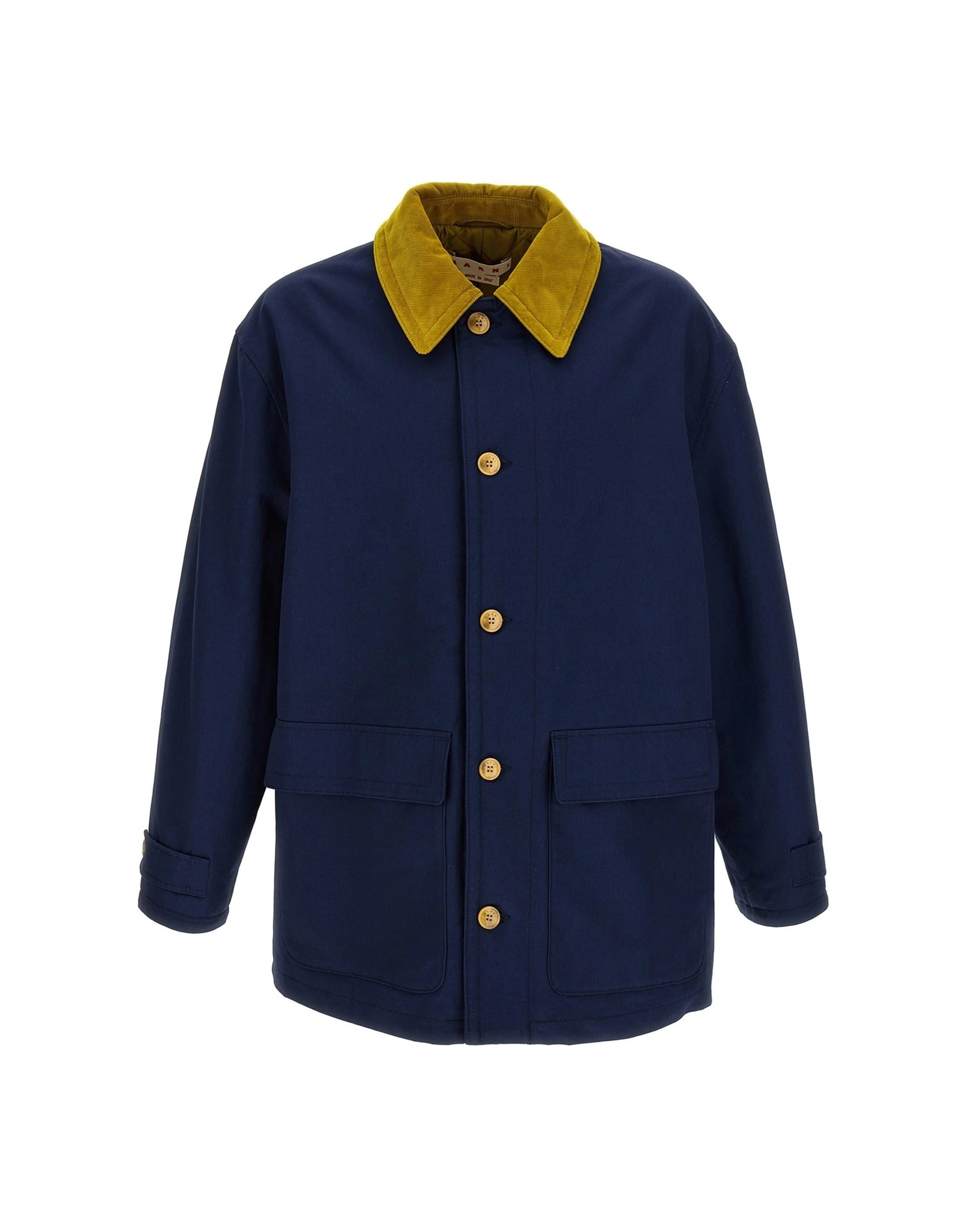 Marni Marni Cotton Gabardine Quilted Parka