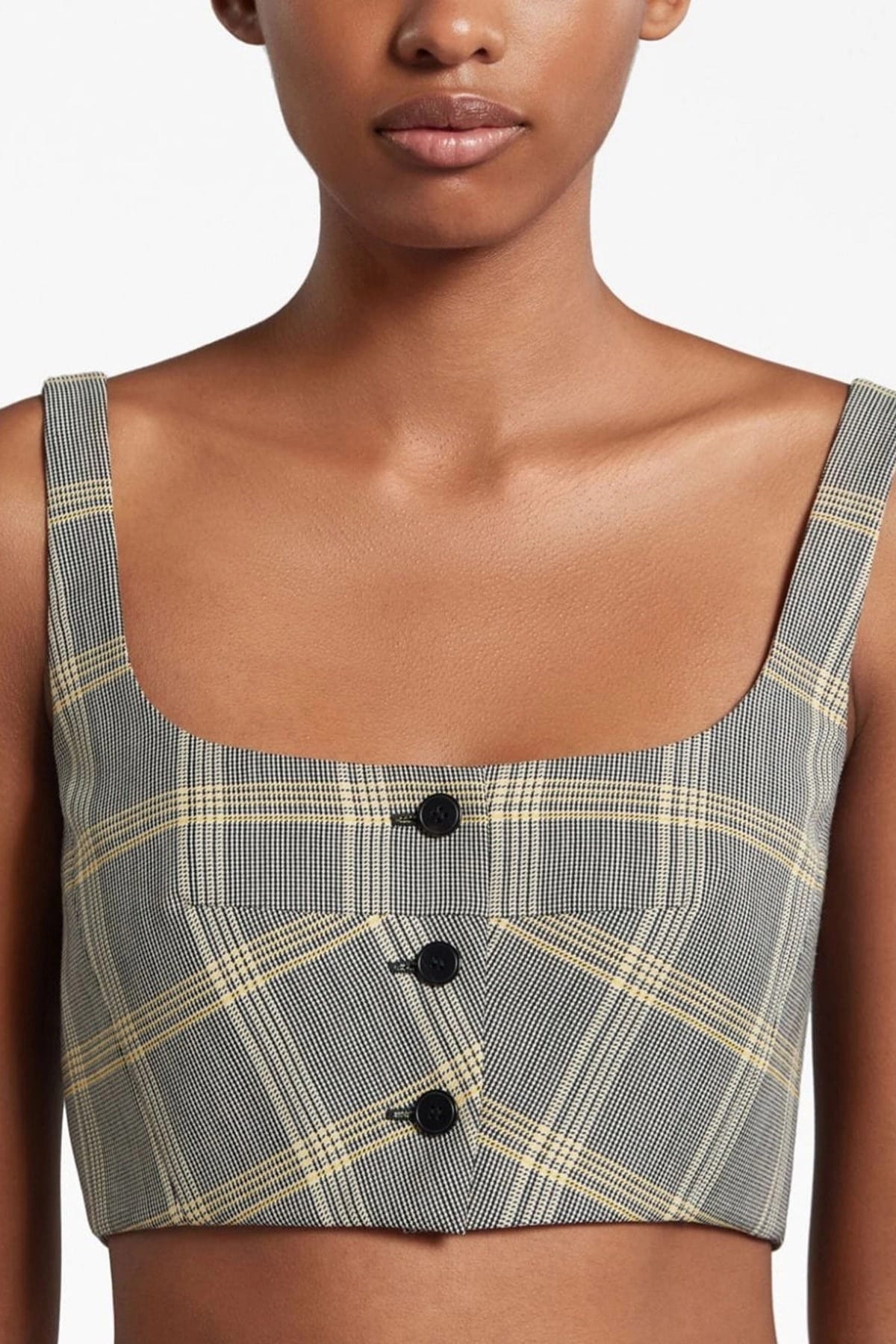 Marni Cropped Check Top - alternate view