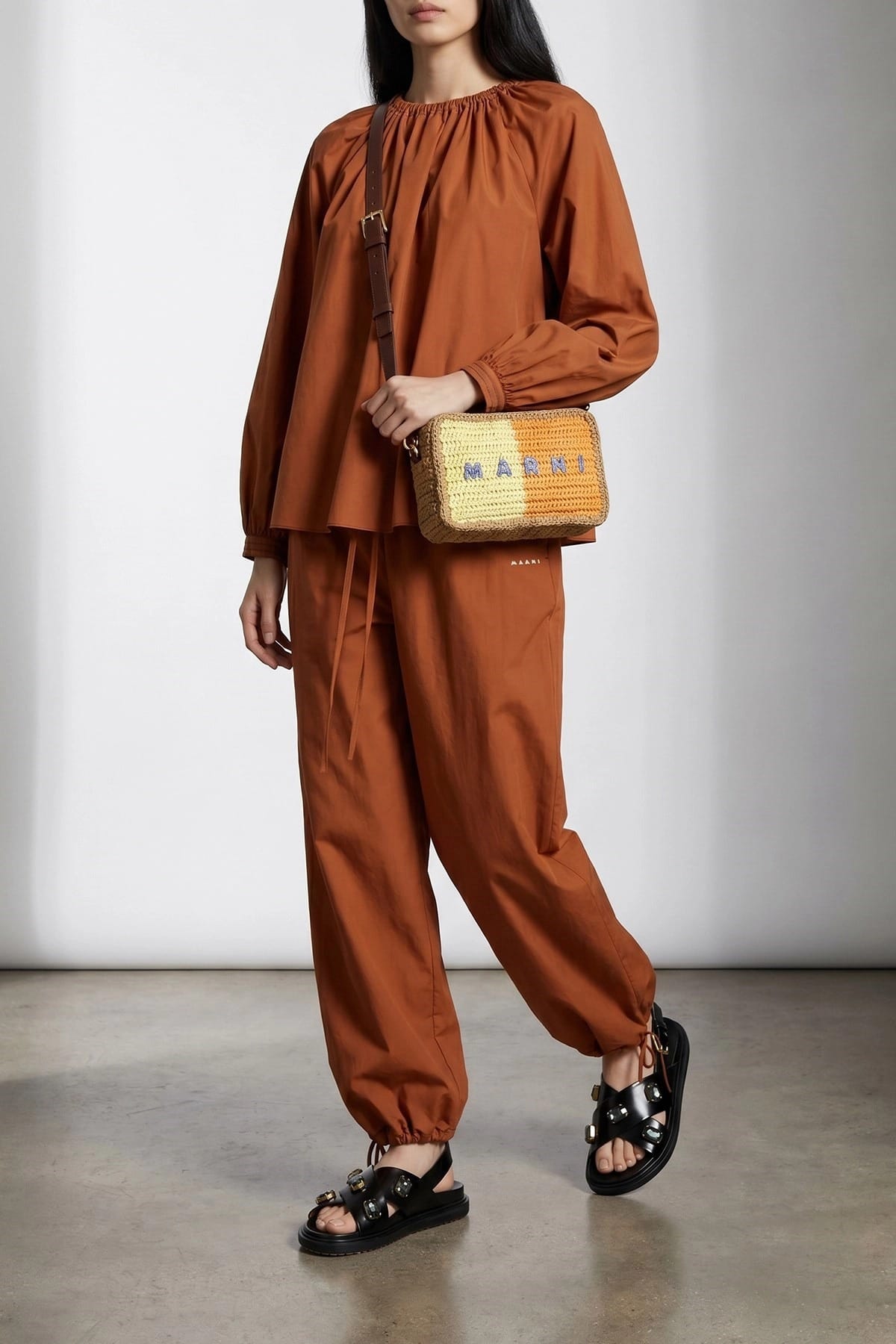 Marni Marni Diagonal Draping Pants