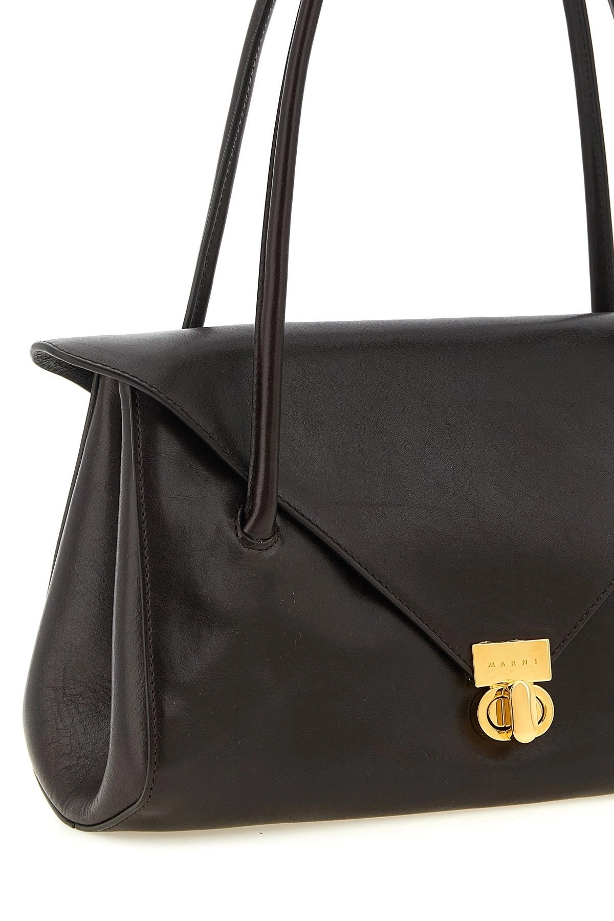 حقيبة كتف جلدية East-West من Marni