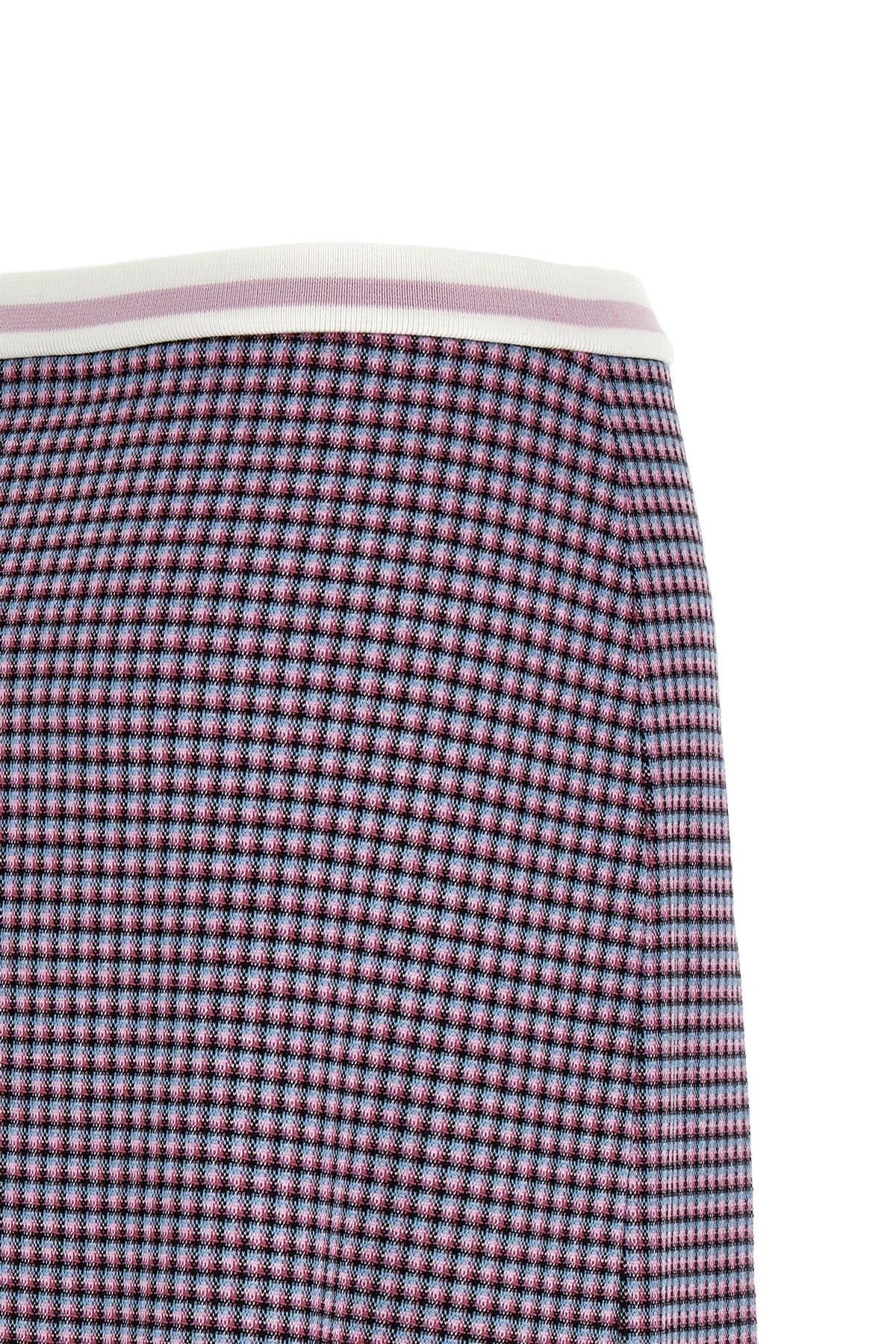 Marni Marni Houndstooth Pleated Mini Skirt