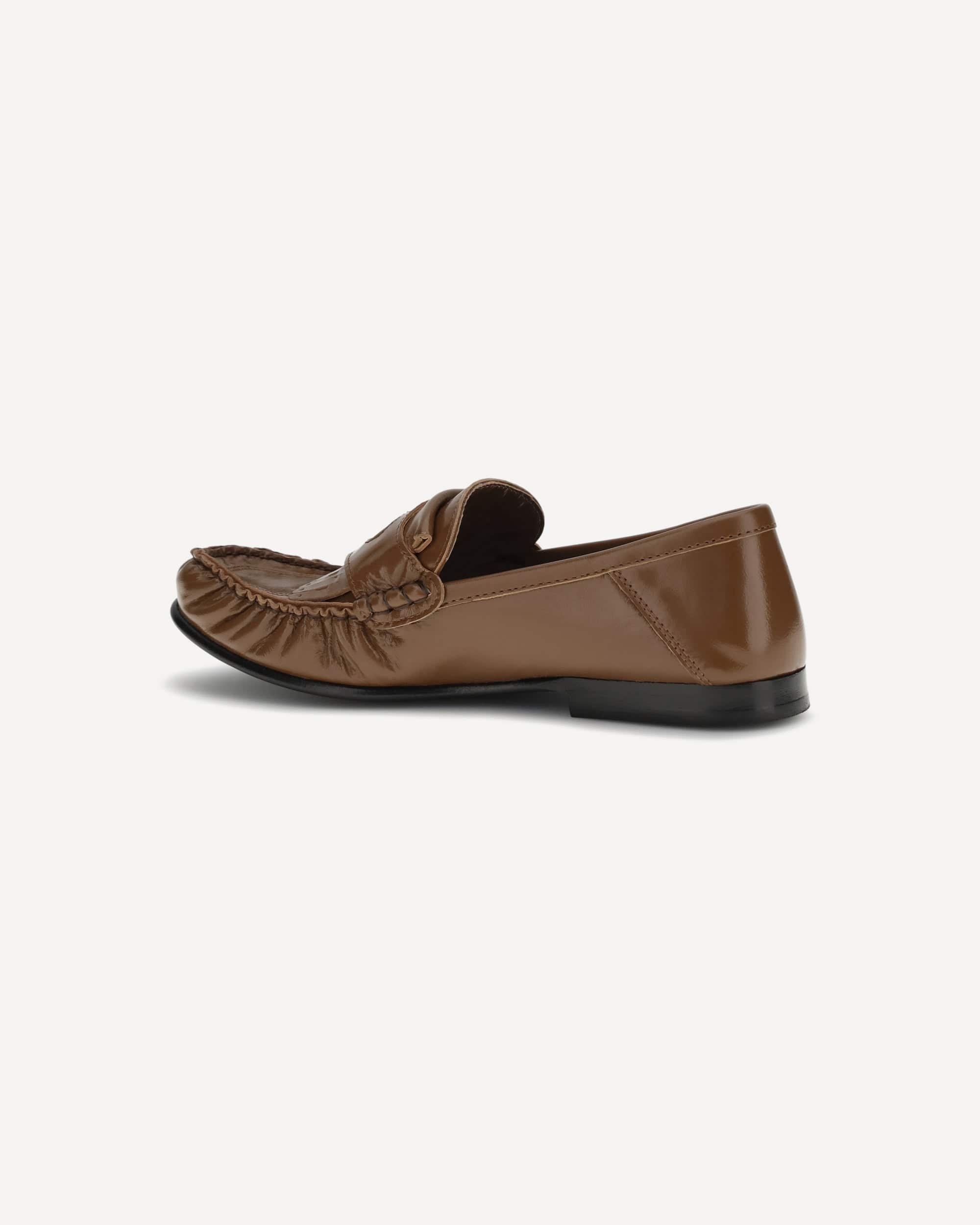 Marni Leather Loafers With Tassels And Foldable Heel