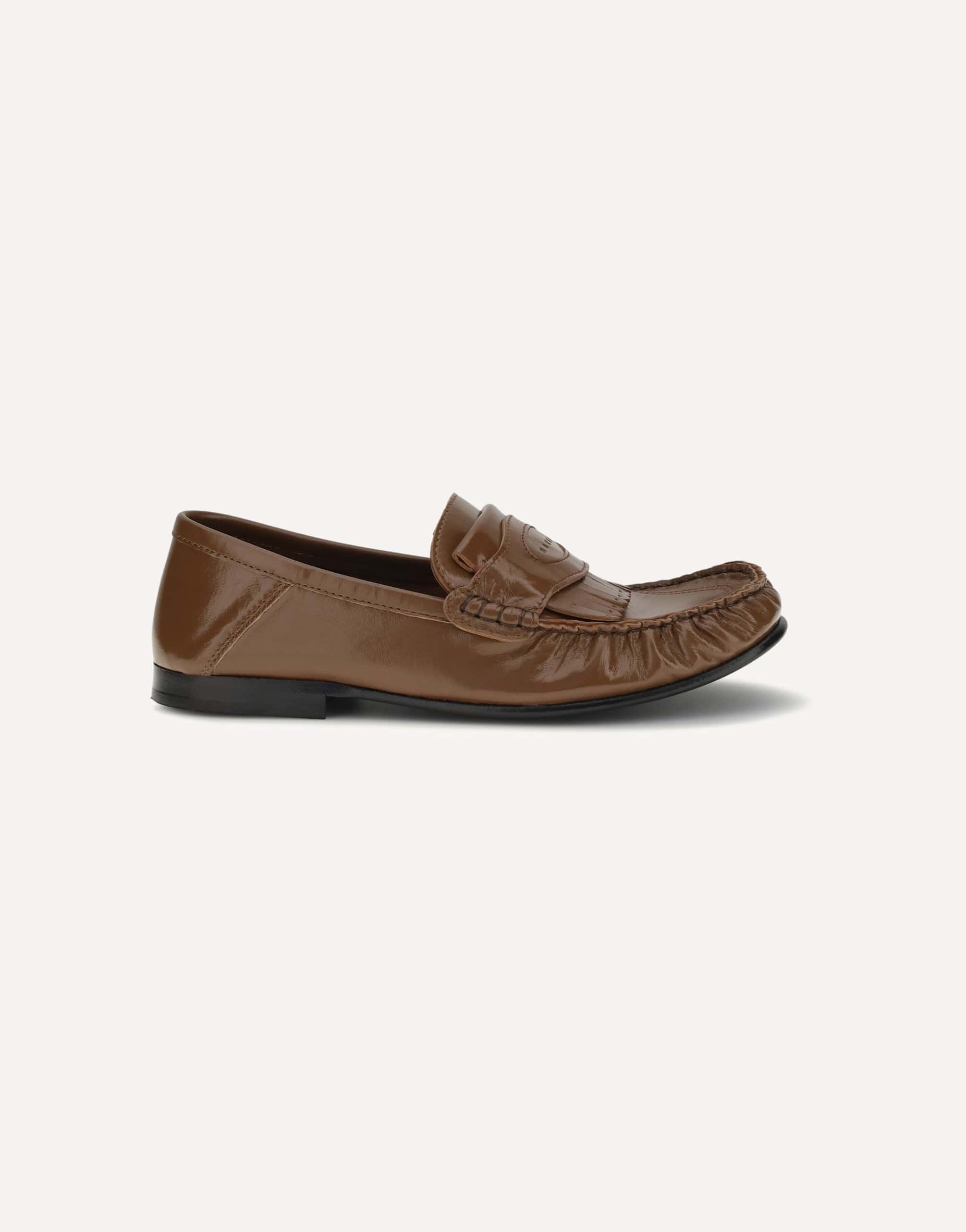 Marni Leather Loafers With Tassels And Foldable Heel