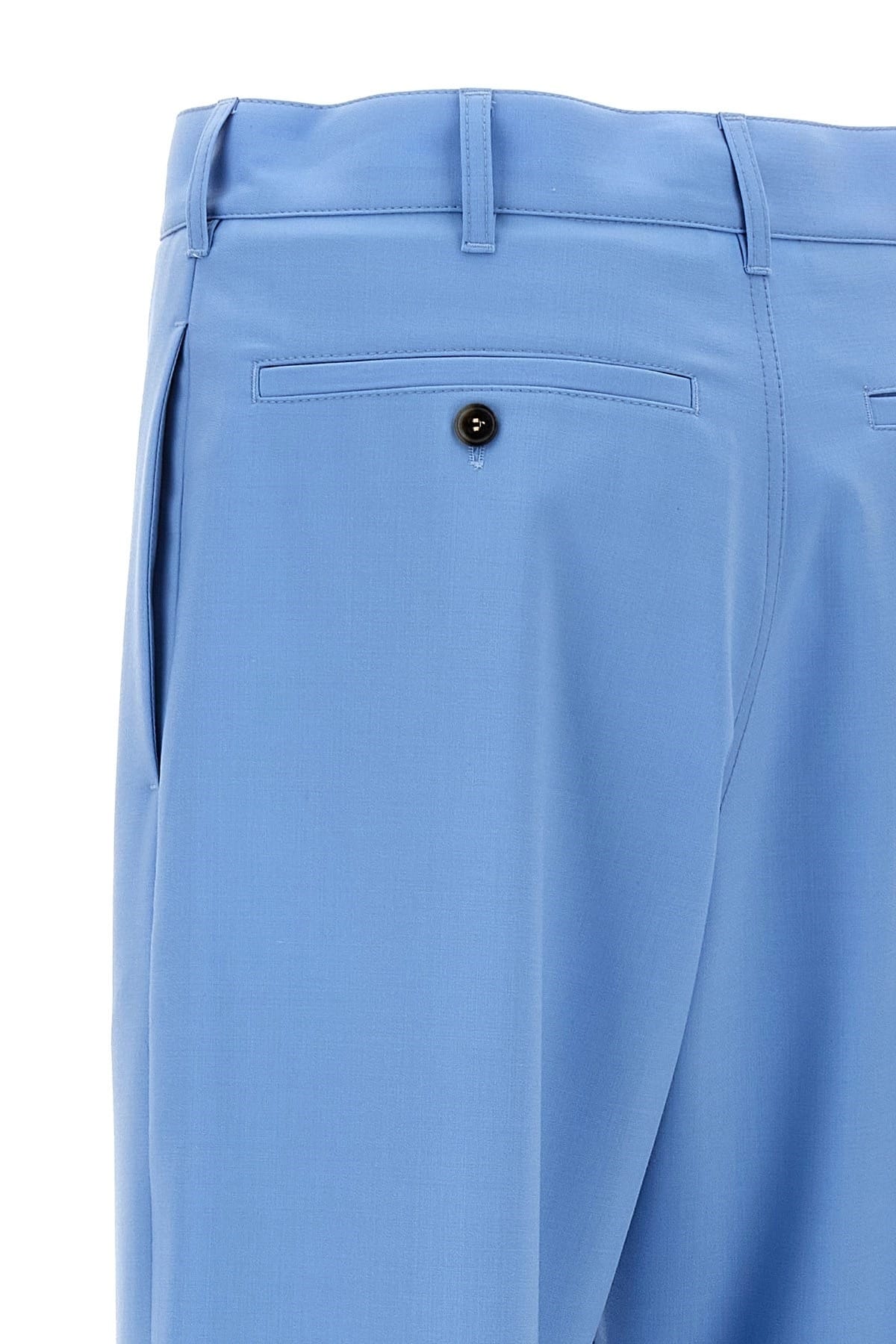 Marni Marni Logo Embroidered Pants