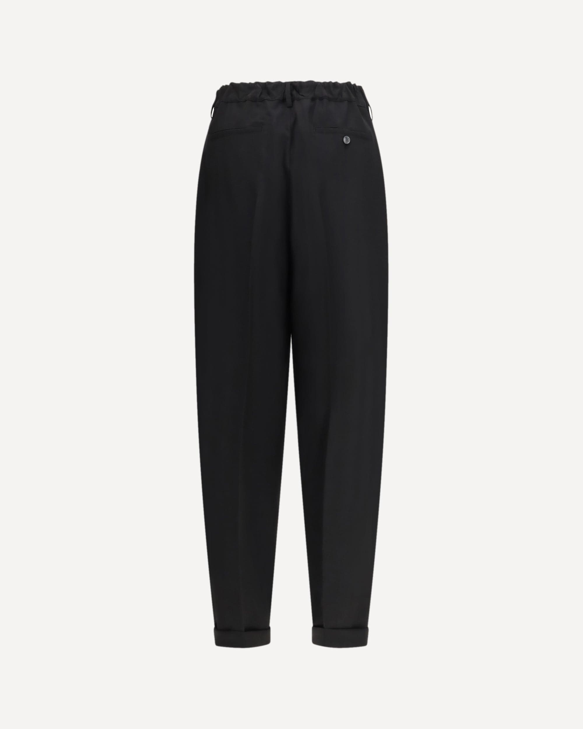 Marni Pleated Pants With An Elasticated Waistband - alternate view