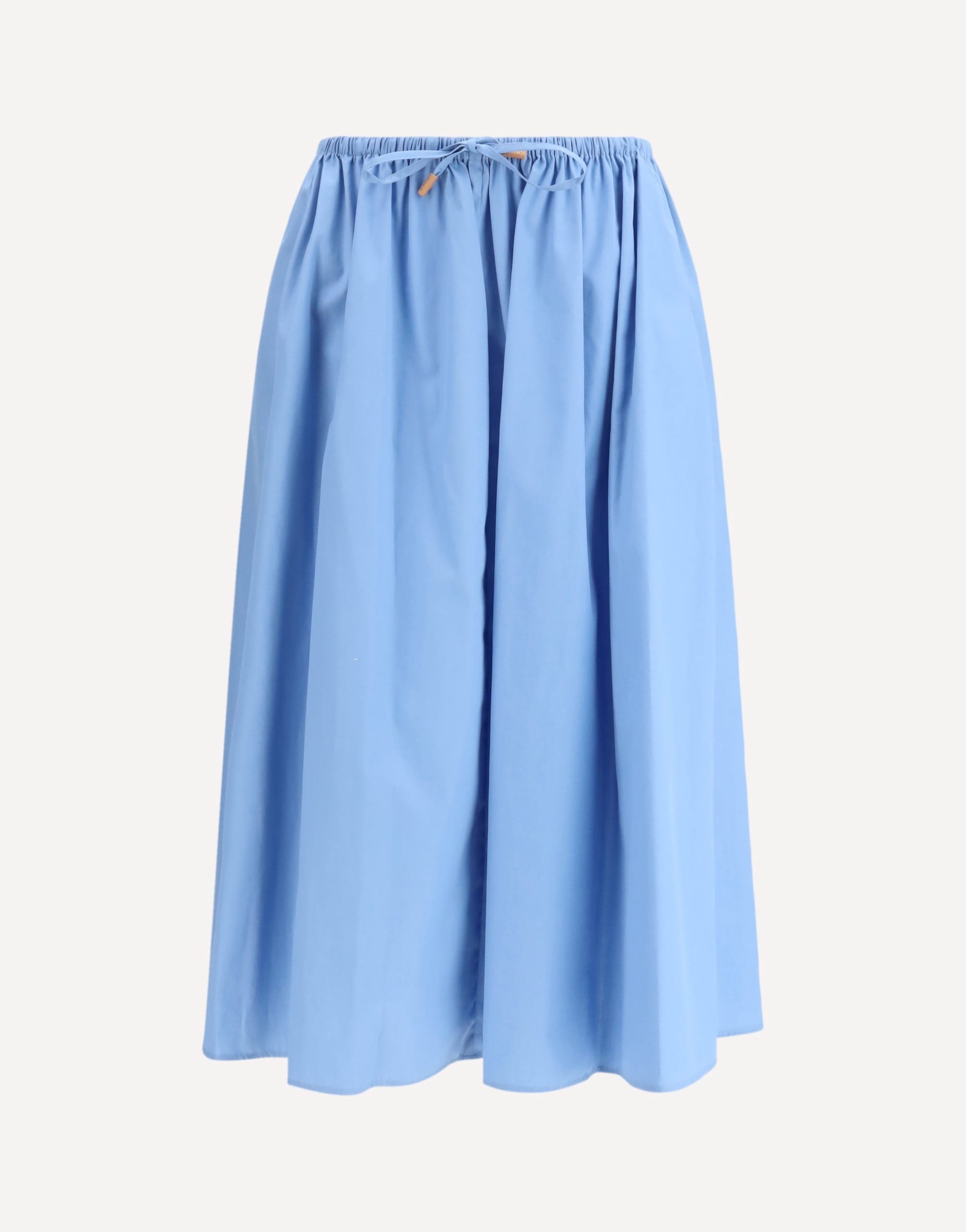 Marni Poplin Drawstring Midi Skirt