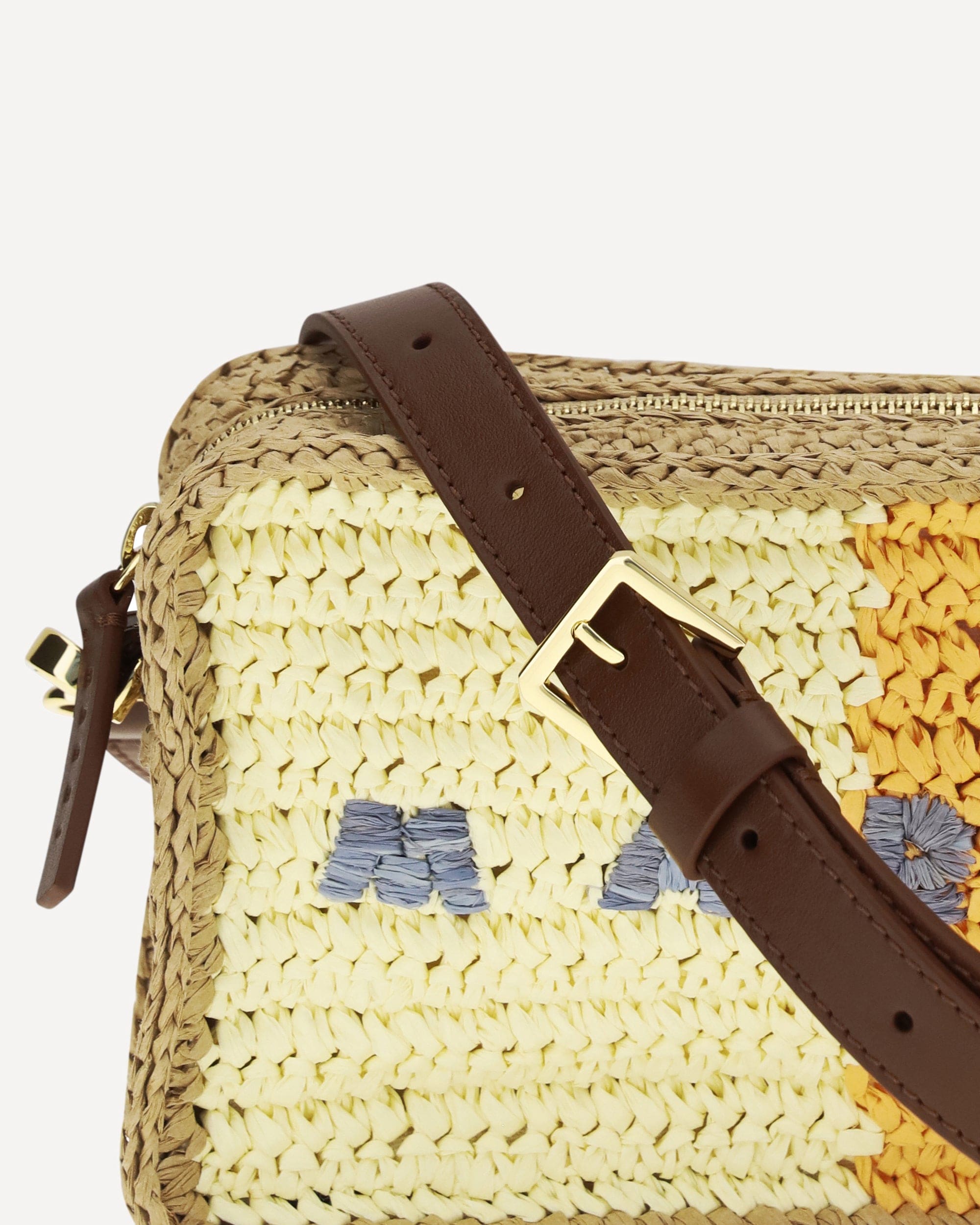 Marni Raffia Shoulder Bag