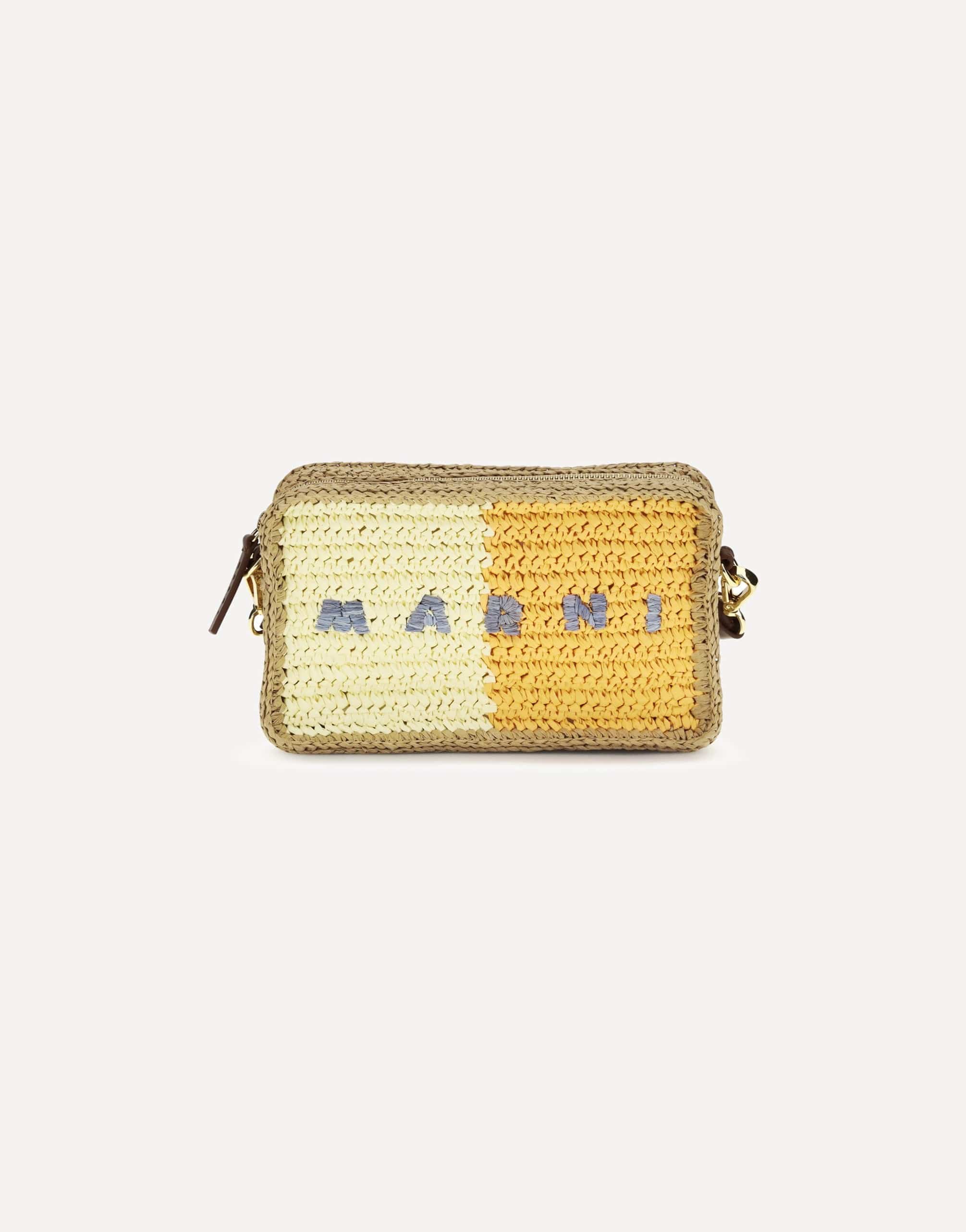 Marni Raffia Shoulder Bag