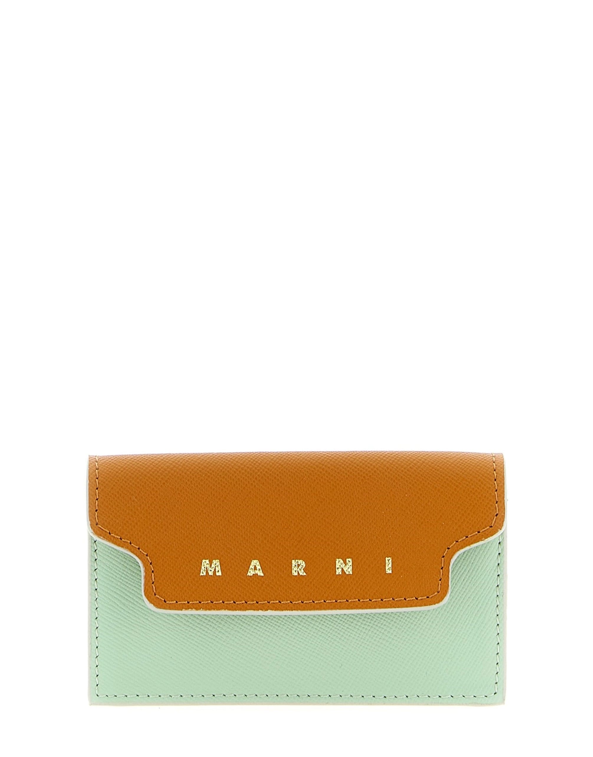Marni Marni Saffiano Leather Business Card Holder