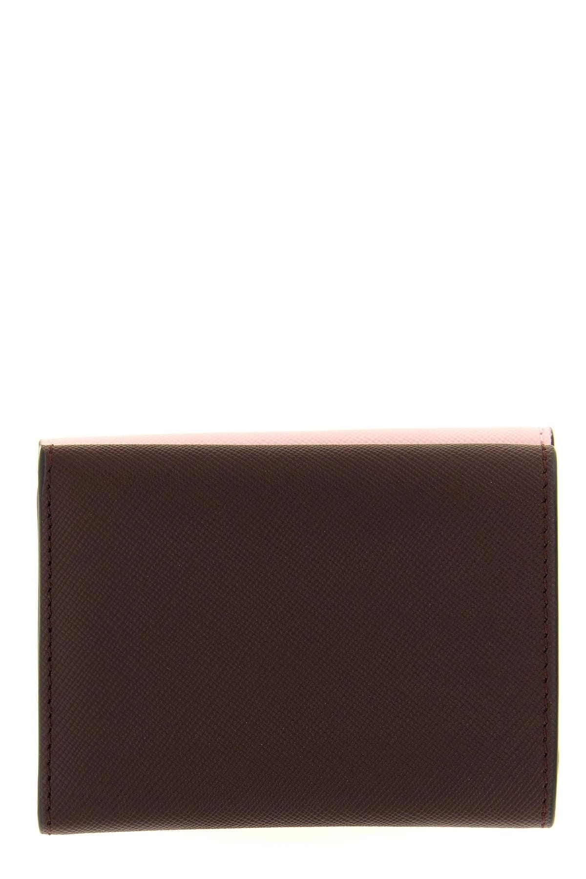 Marni Marni Saffiano Leather Trifold Wallet