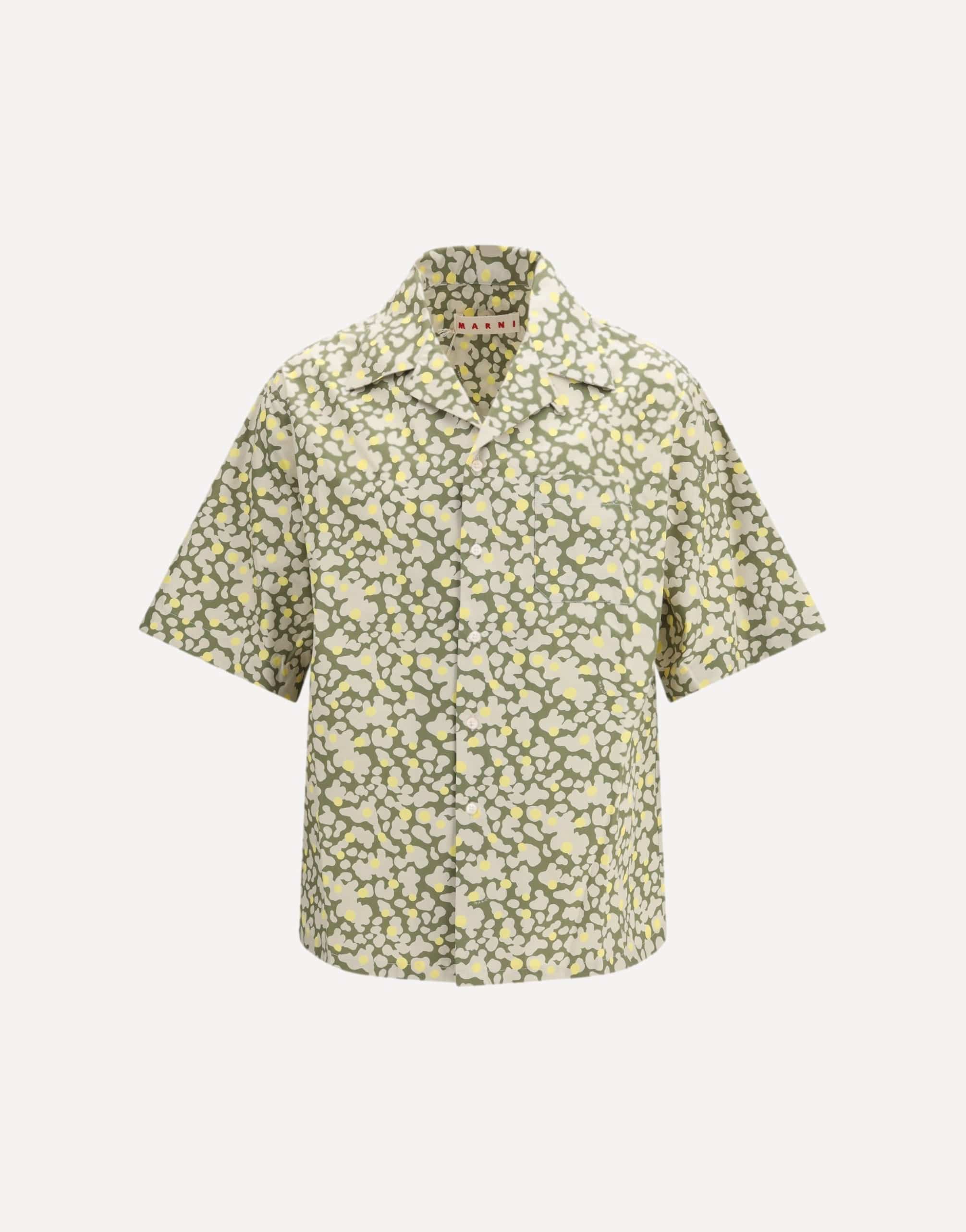 Marni Short-Sleeve All-Over Print Shirt