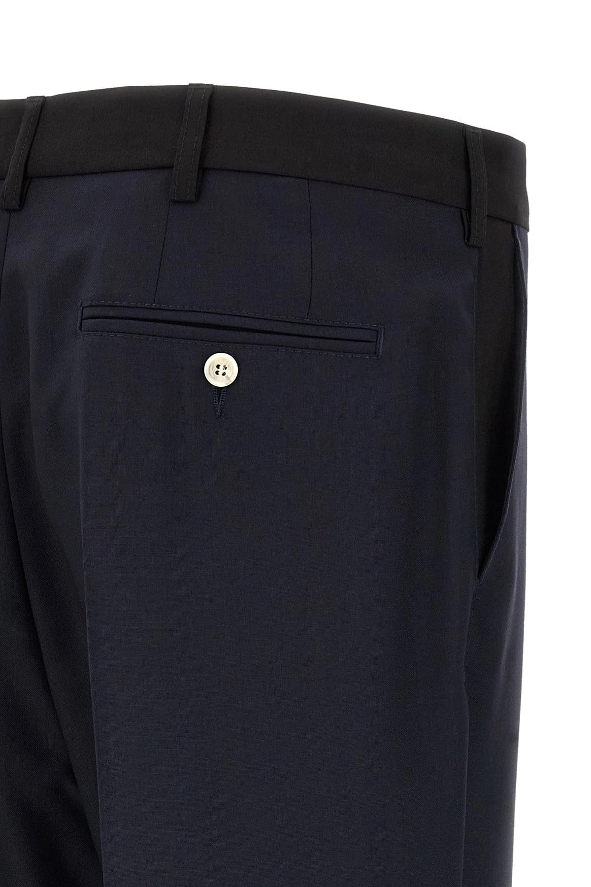 Marni Marni Tropical Two-Tone Wool Pants