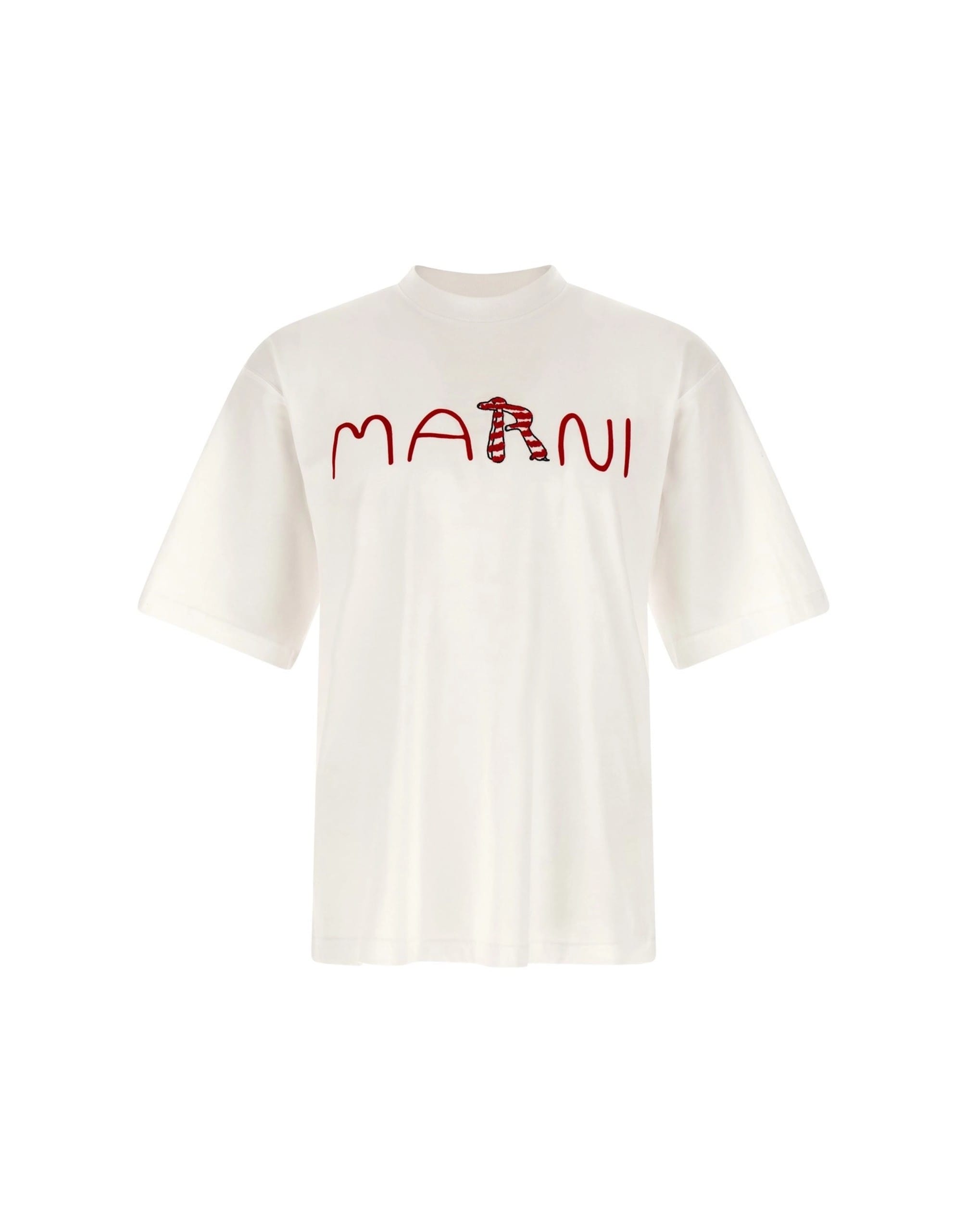 Marni Marni White Logo T-Shirt