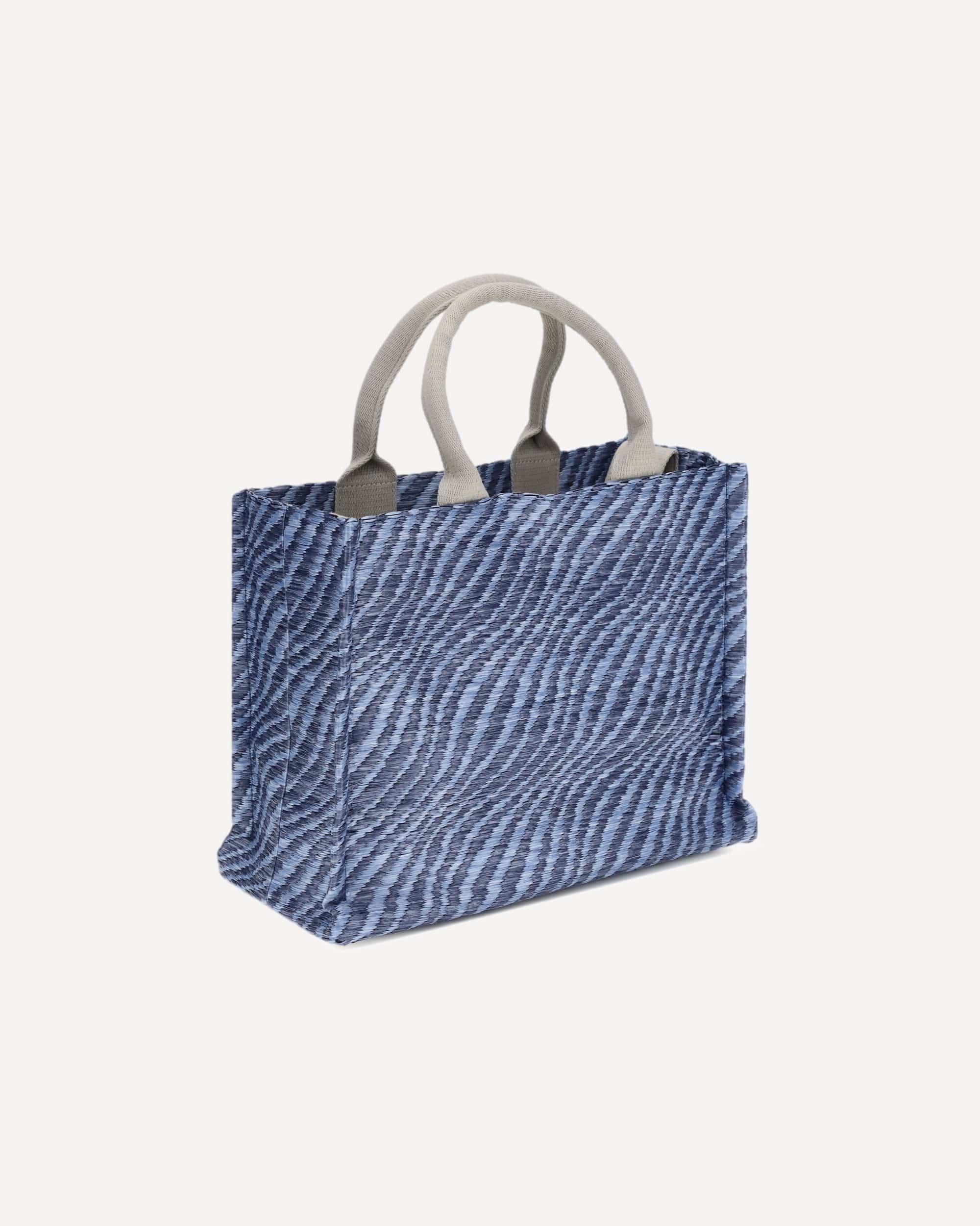Marni Zebra Pattern Fabric Tote Bag