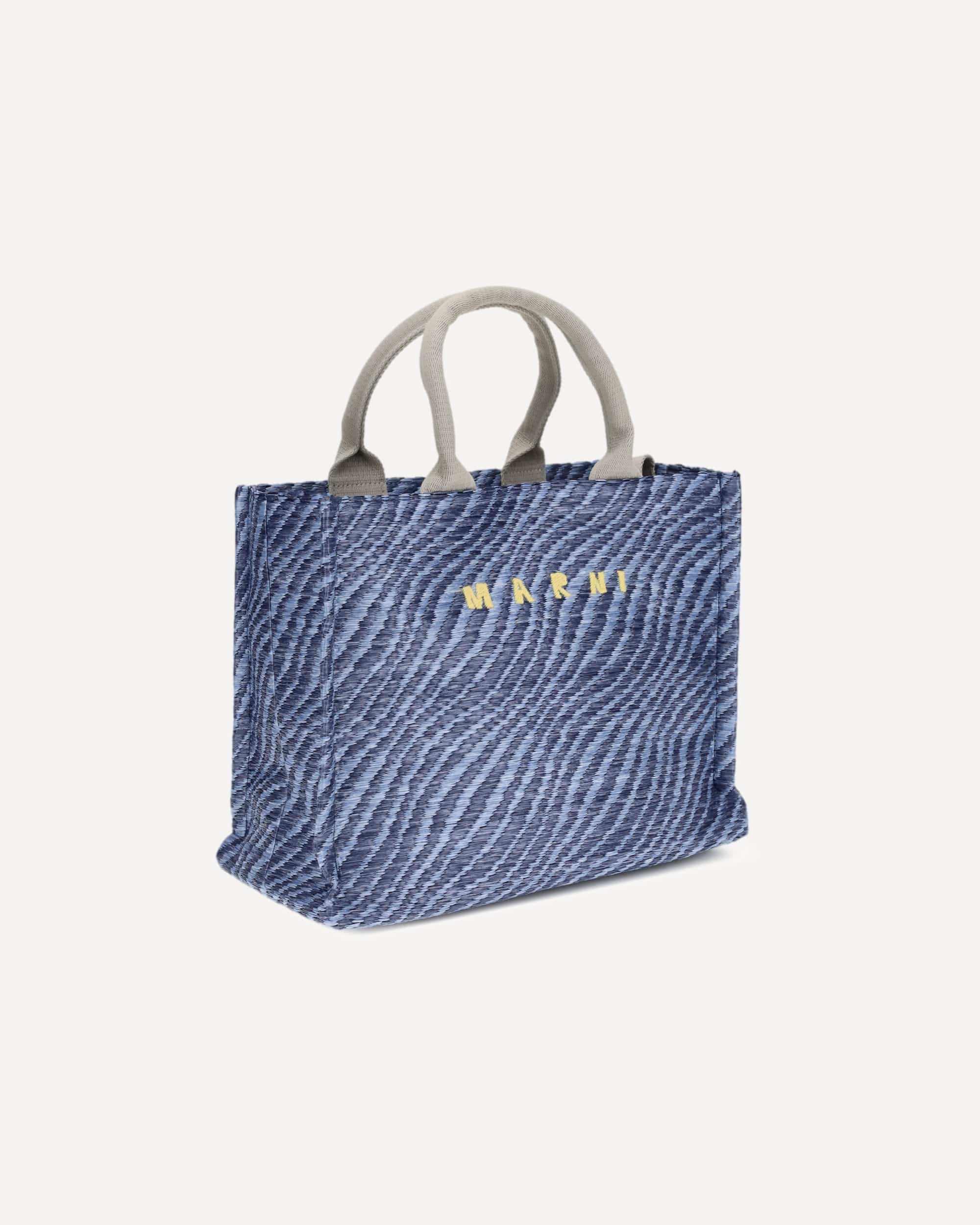 Marni Zebra Pattern Fabric Tote Bag - alternate view