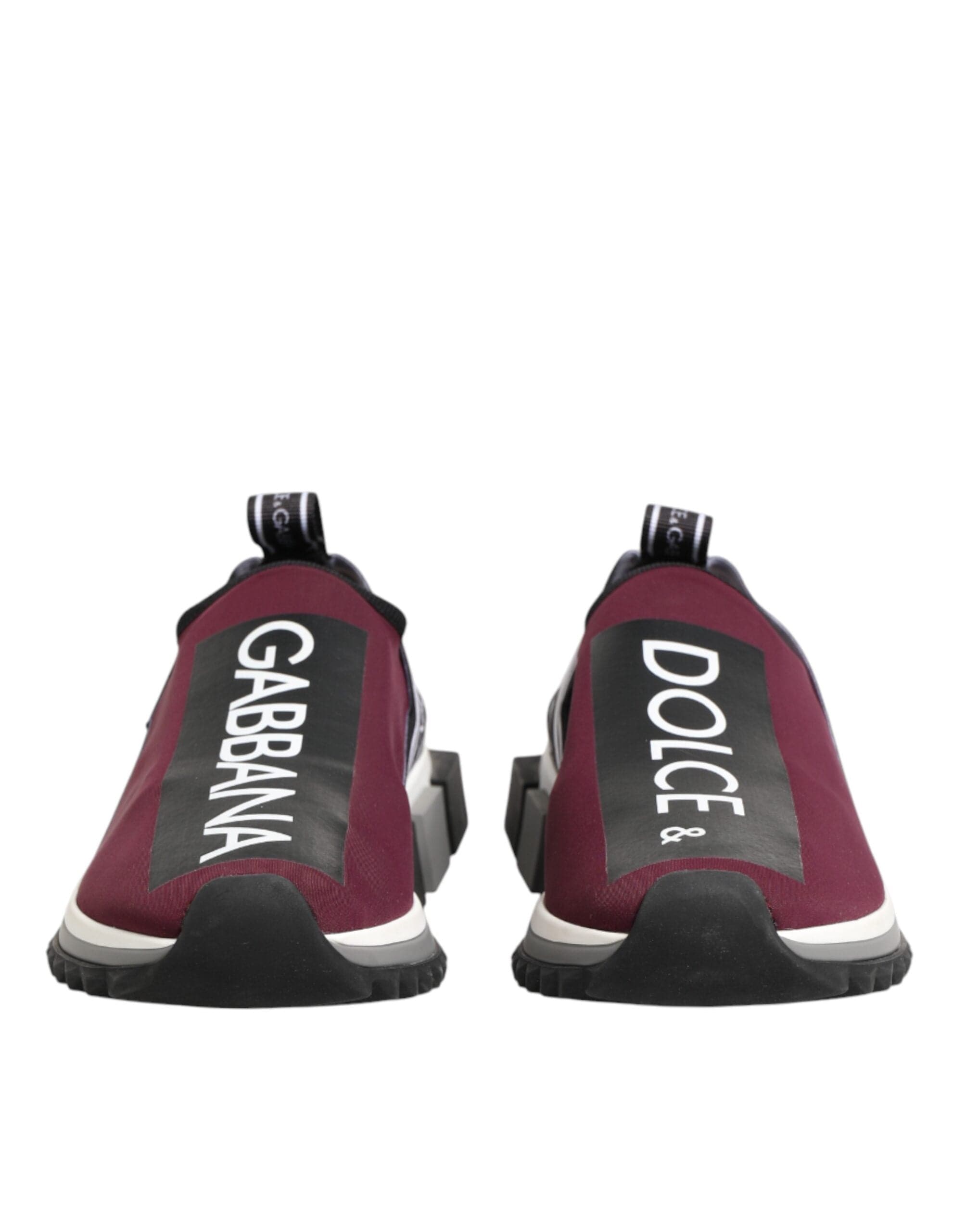 Dolce & Gabbana Scarpe da ginnastica da uomo Sorrento slip-on color bordeaux