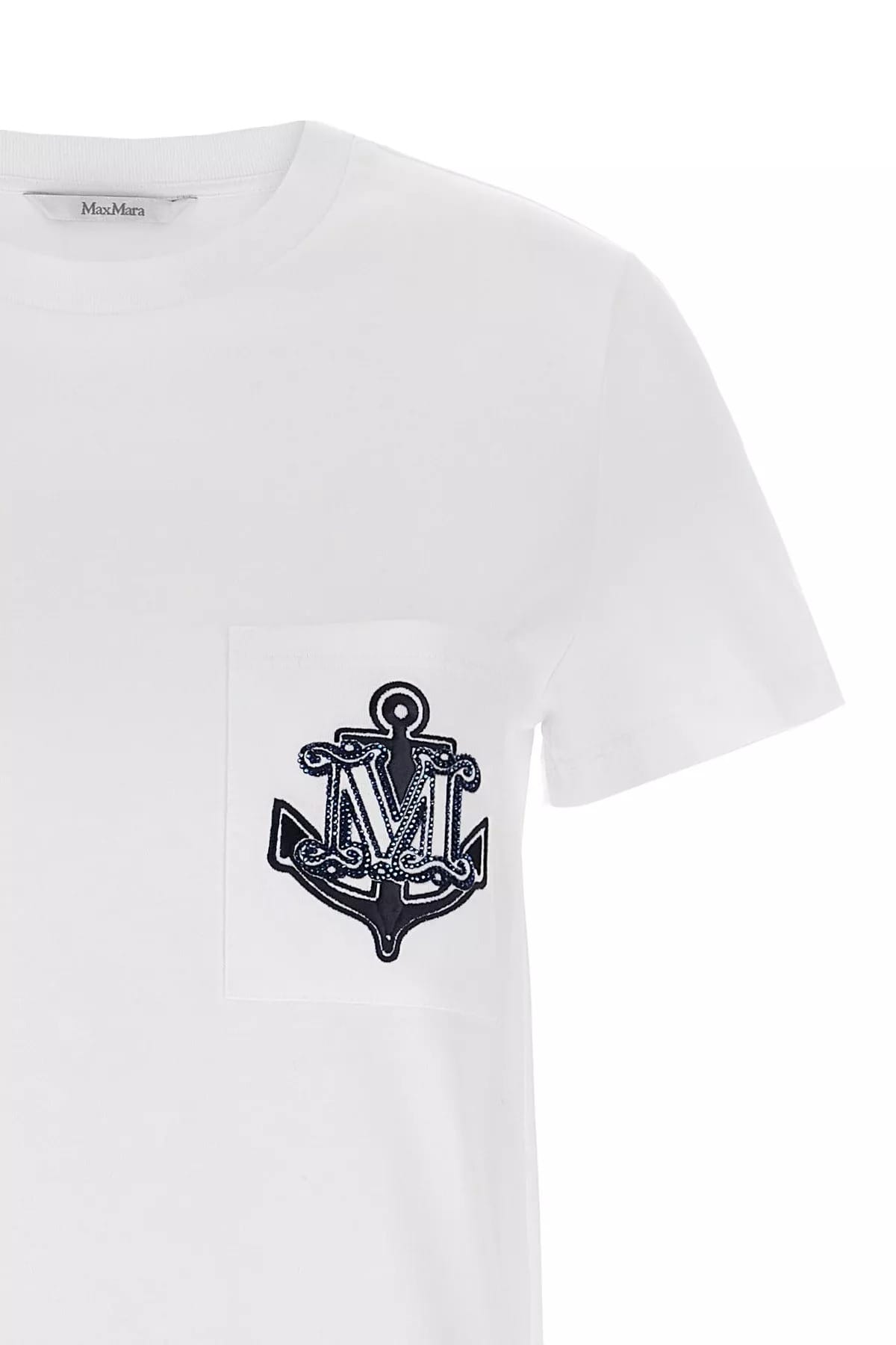 Max Mara Max Mara Acacia Cotton Crewneck T-Shirt
