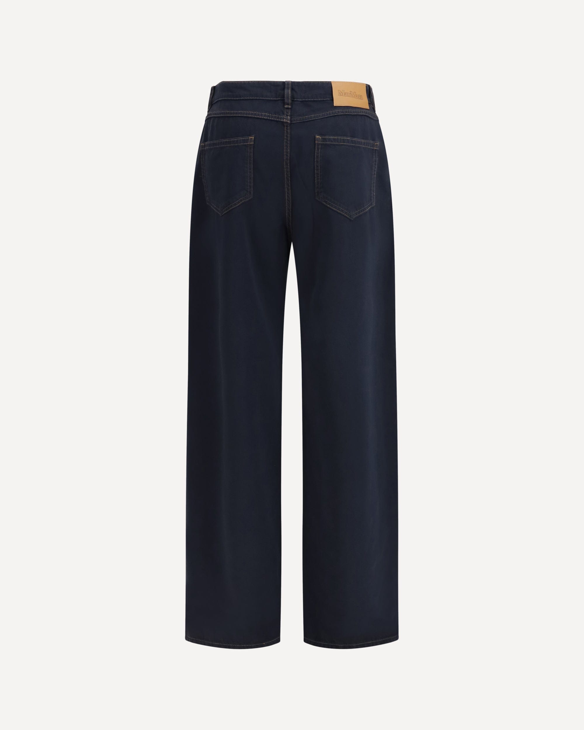 Baggy Cotton Satin Pants - alternate view