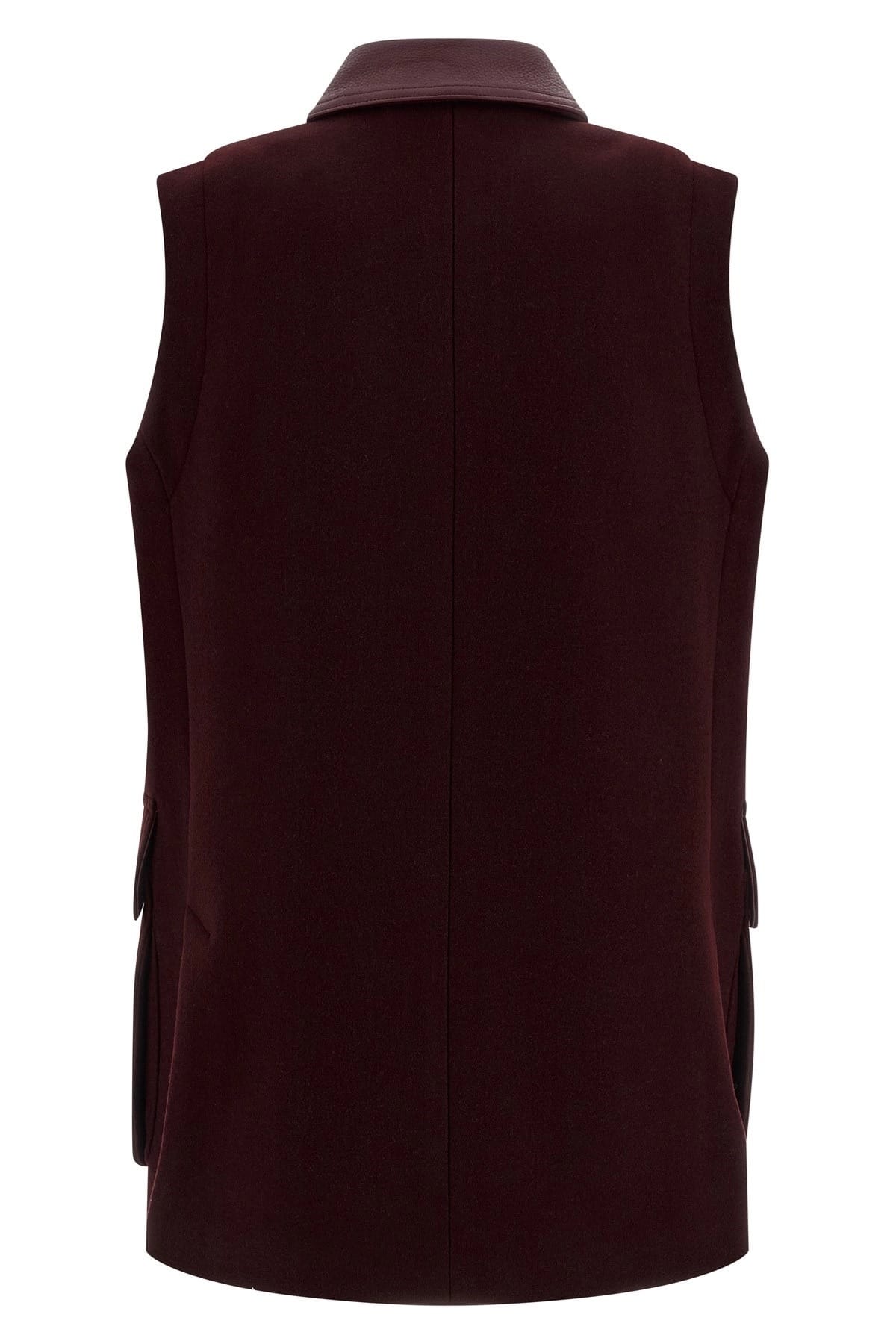 Max Mara Bordeaux Wool Vest - alternate view