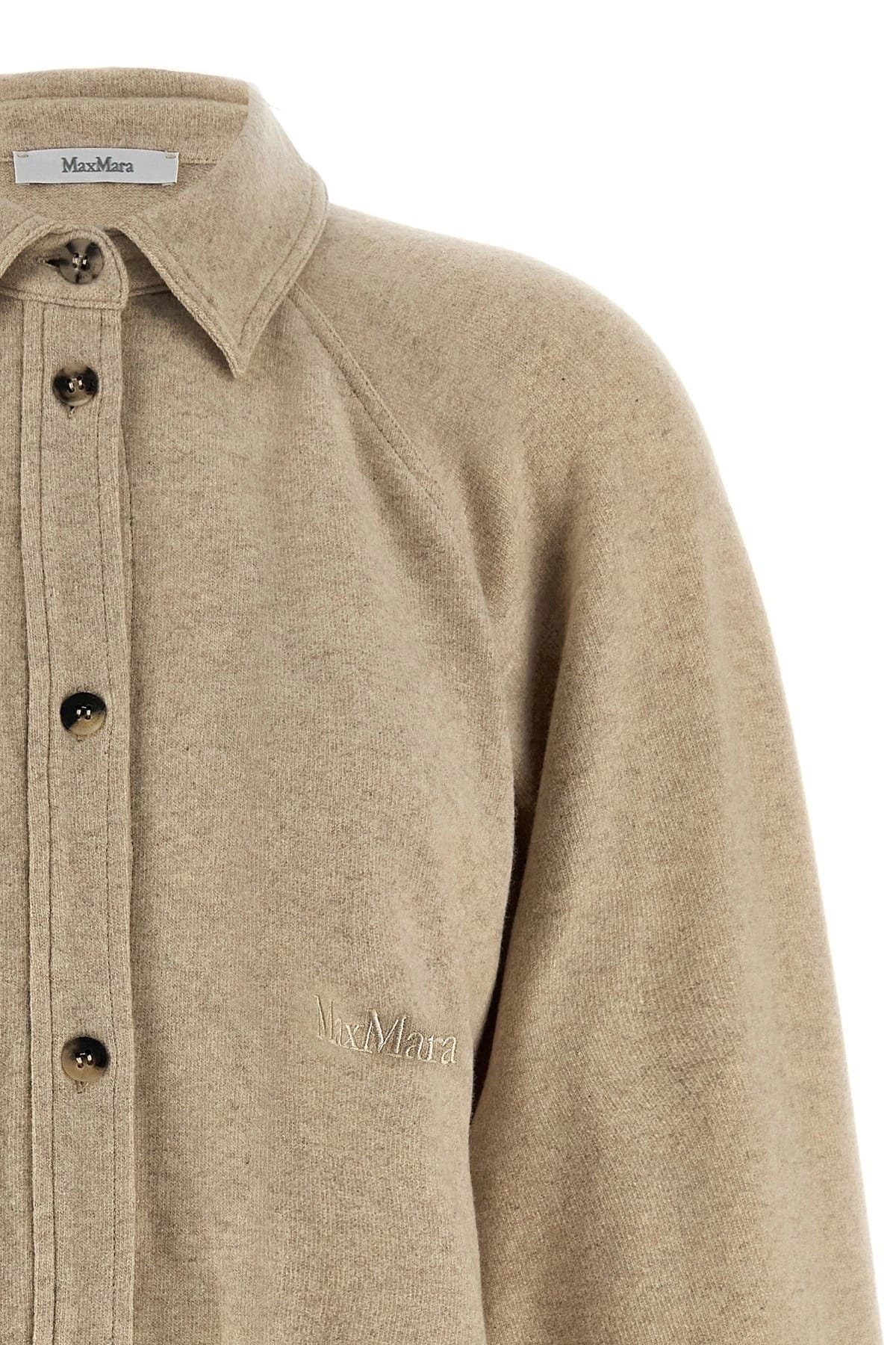 Max Mara Max Mara Ceci Cashmere Flannel Overshirt
