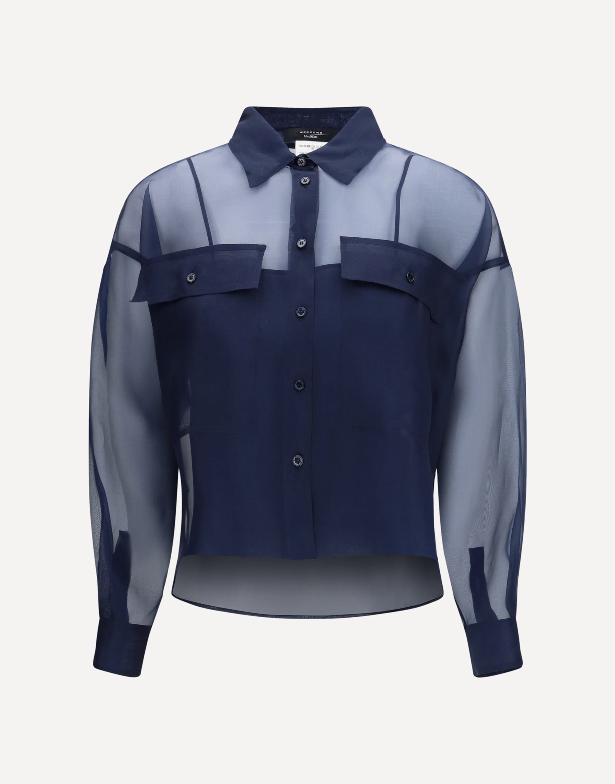 Max Mara Colomba Shirt In Silk Organza