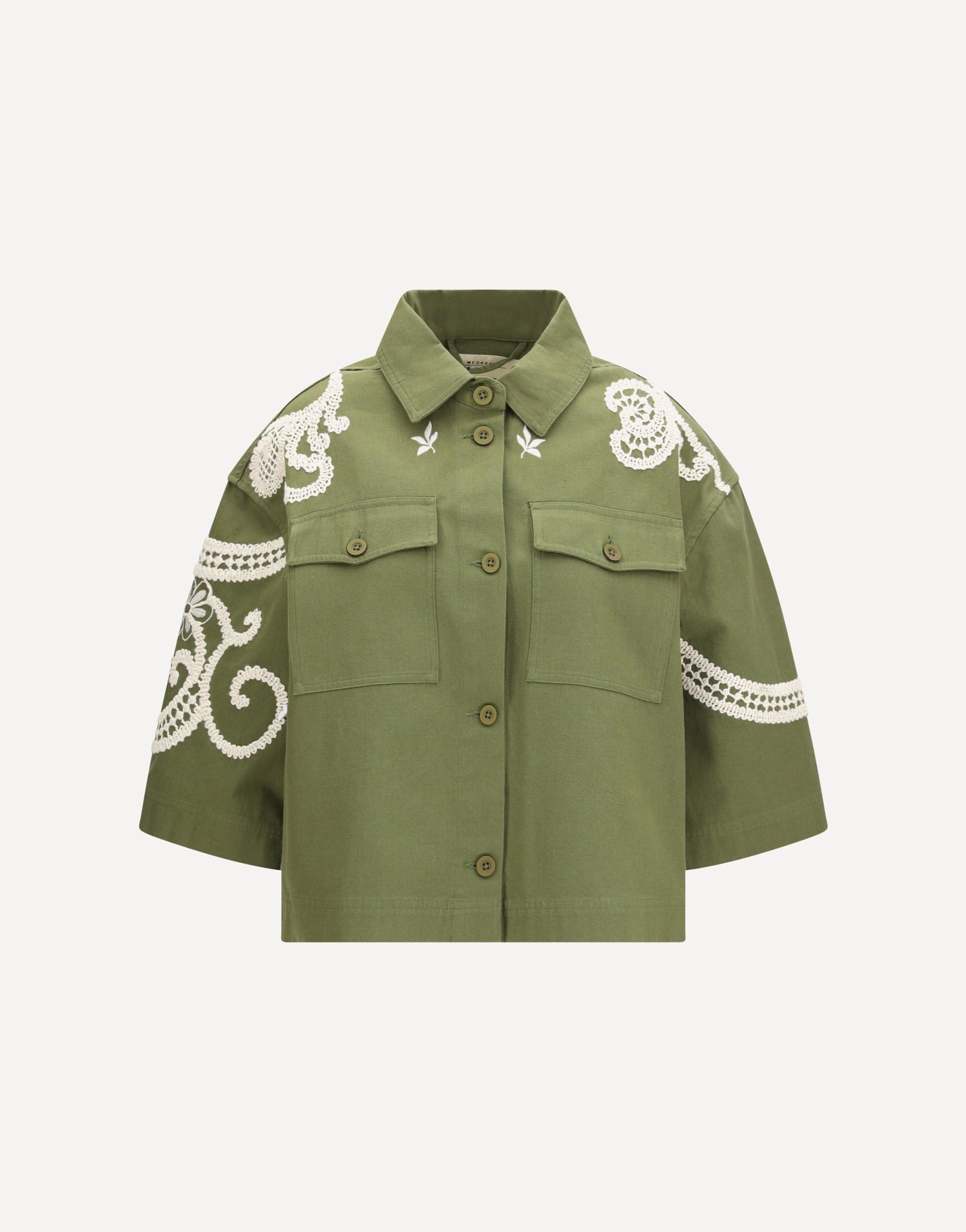 Max Mara Como Jacket In Cotton Canvas