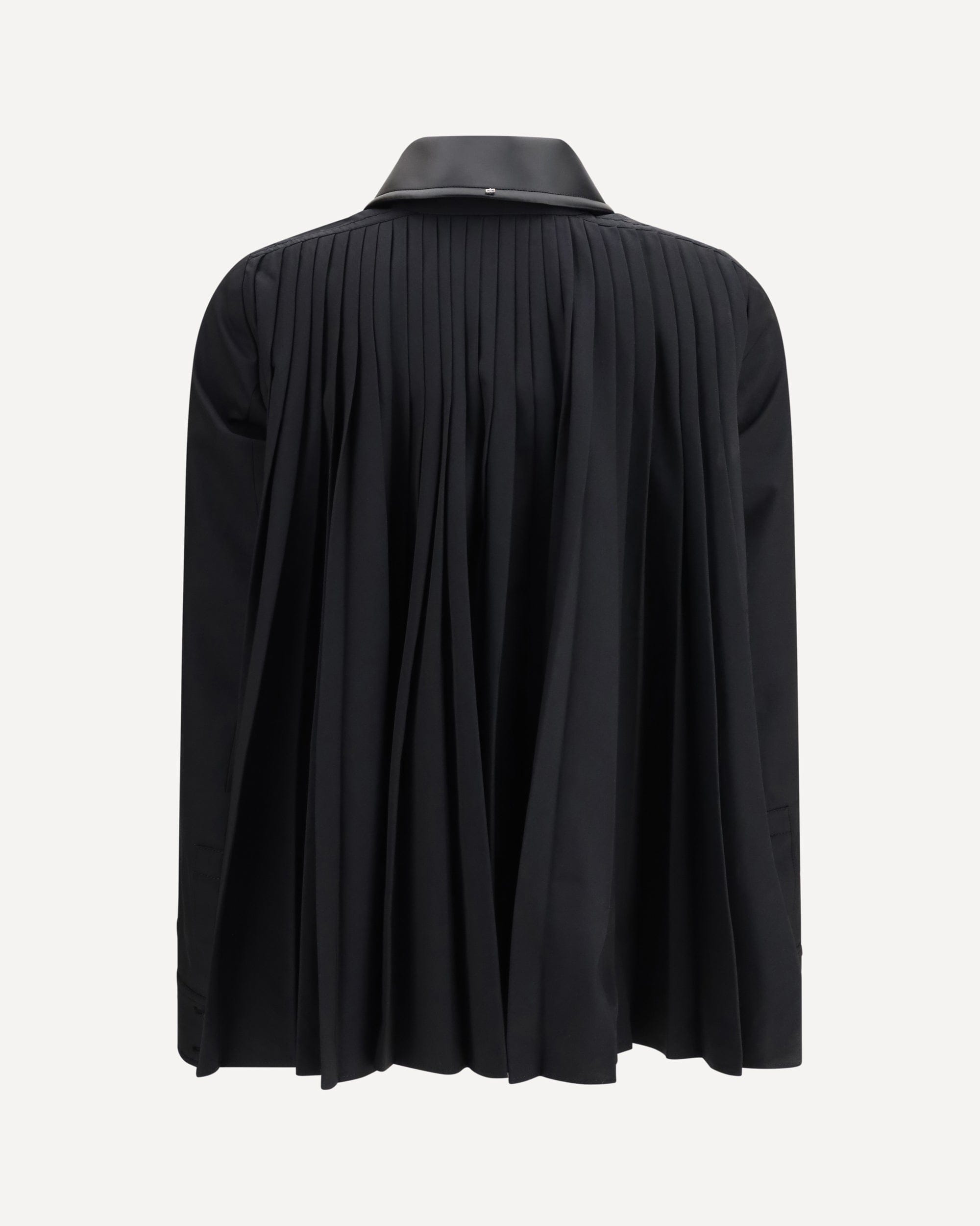 Max Mara Cotton Gabardine Shirt With Pleated Back - alternate view