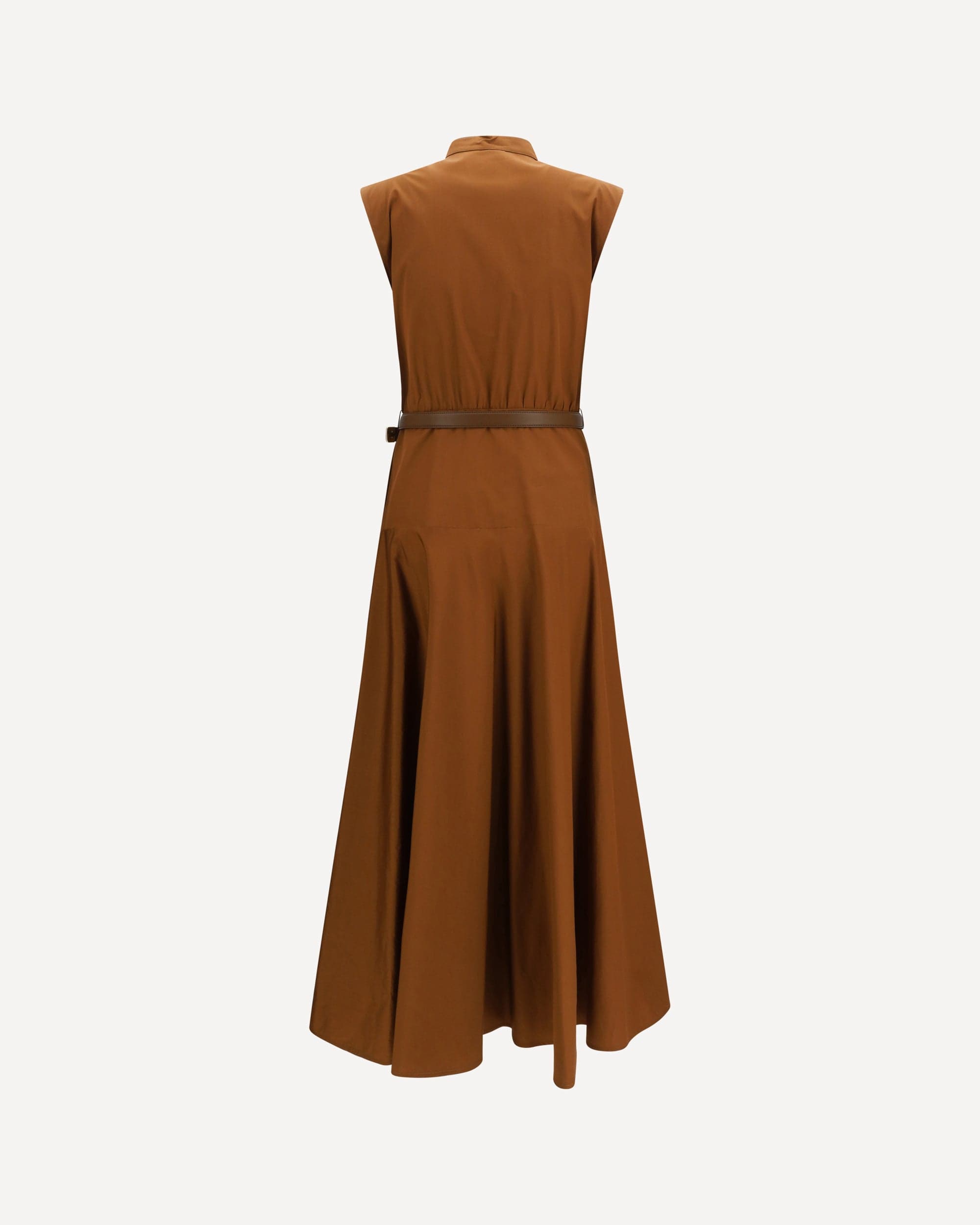 Max Mara فستان Max Mara من بوبلين القطن بقصة ضيقة وواسعة - alternate view