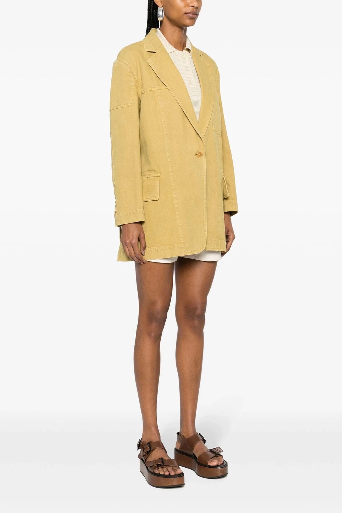 Max Mara Blazer in Canvas di Cotone Dizzy - alternate view