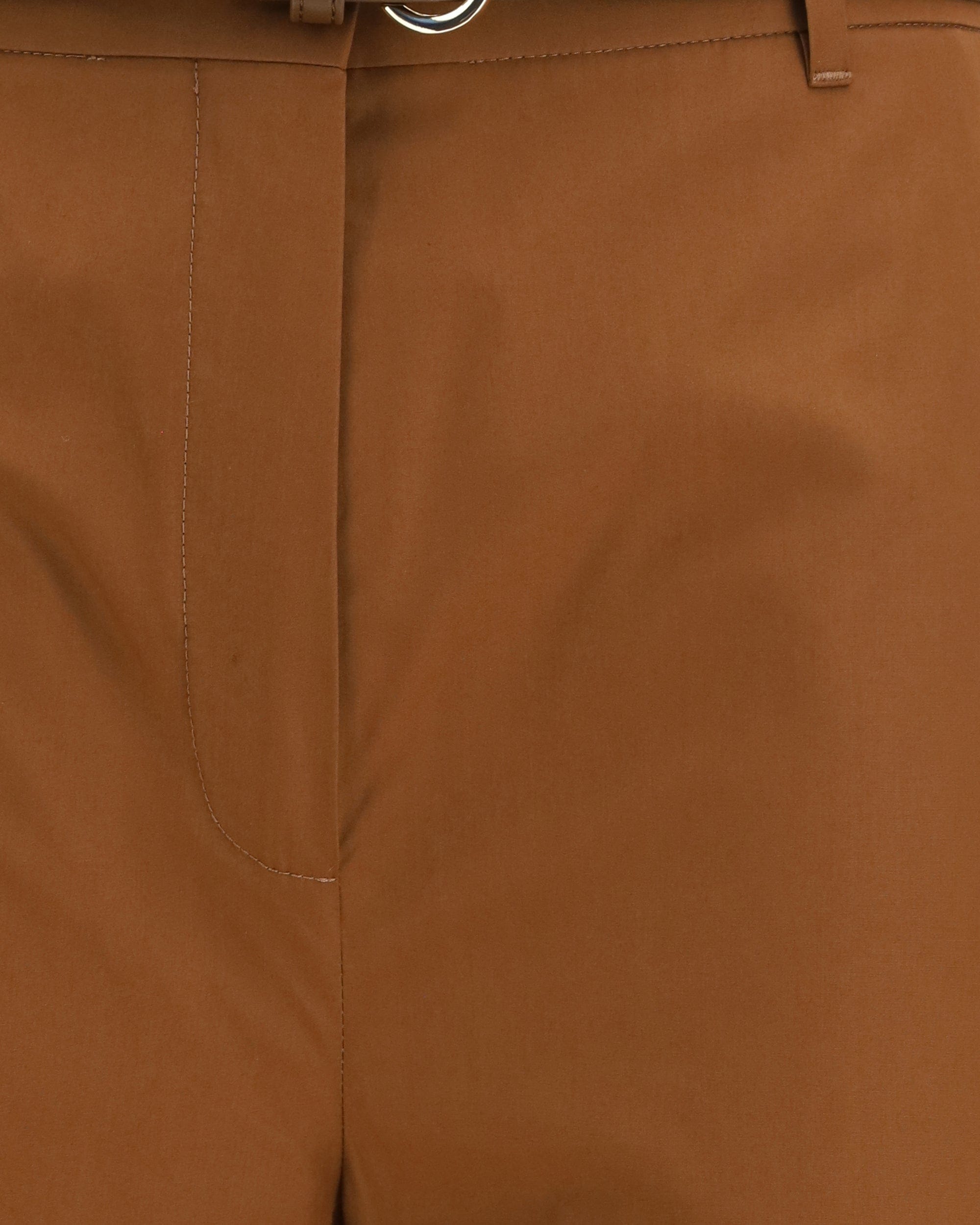 Max Mara Farea Pants Pure Cotton Poplin Straight Leg