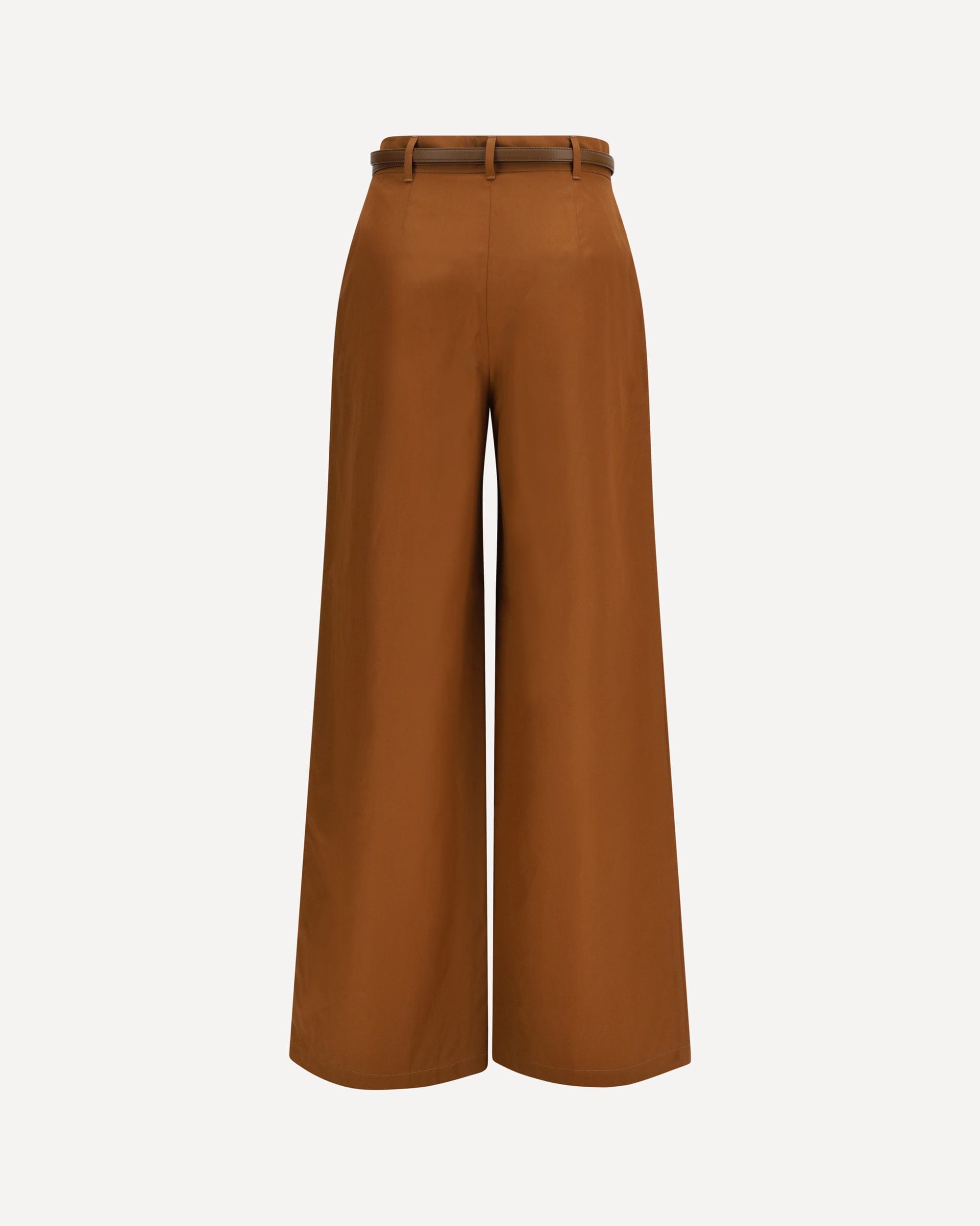 Farea Hose aus reiner Baumwollpopeline mit geradem Bein - alternate view