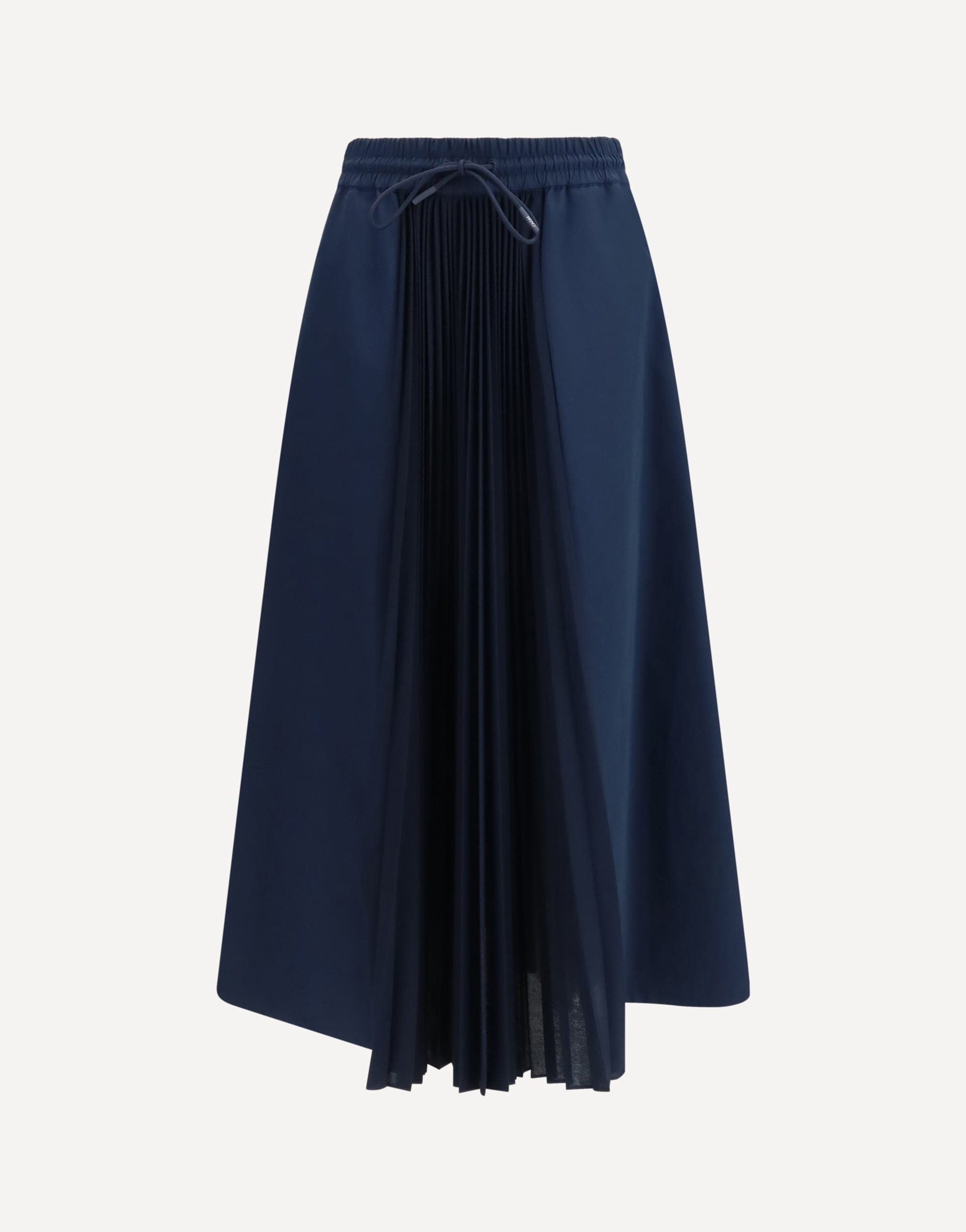 Max Mara Folk Pleated A-Line Skirt