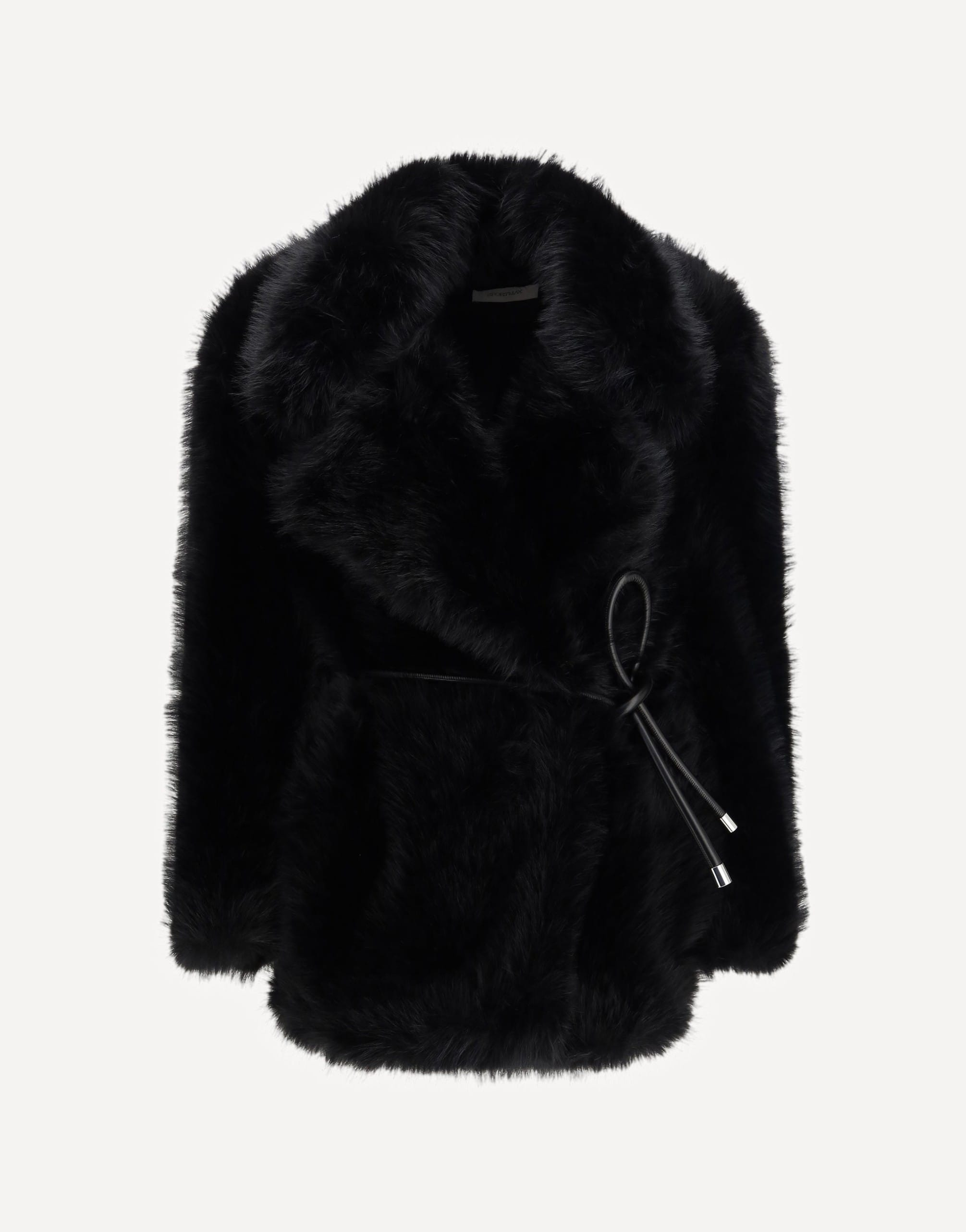 Max Mara Furry Rosaria Belted Coat