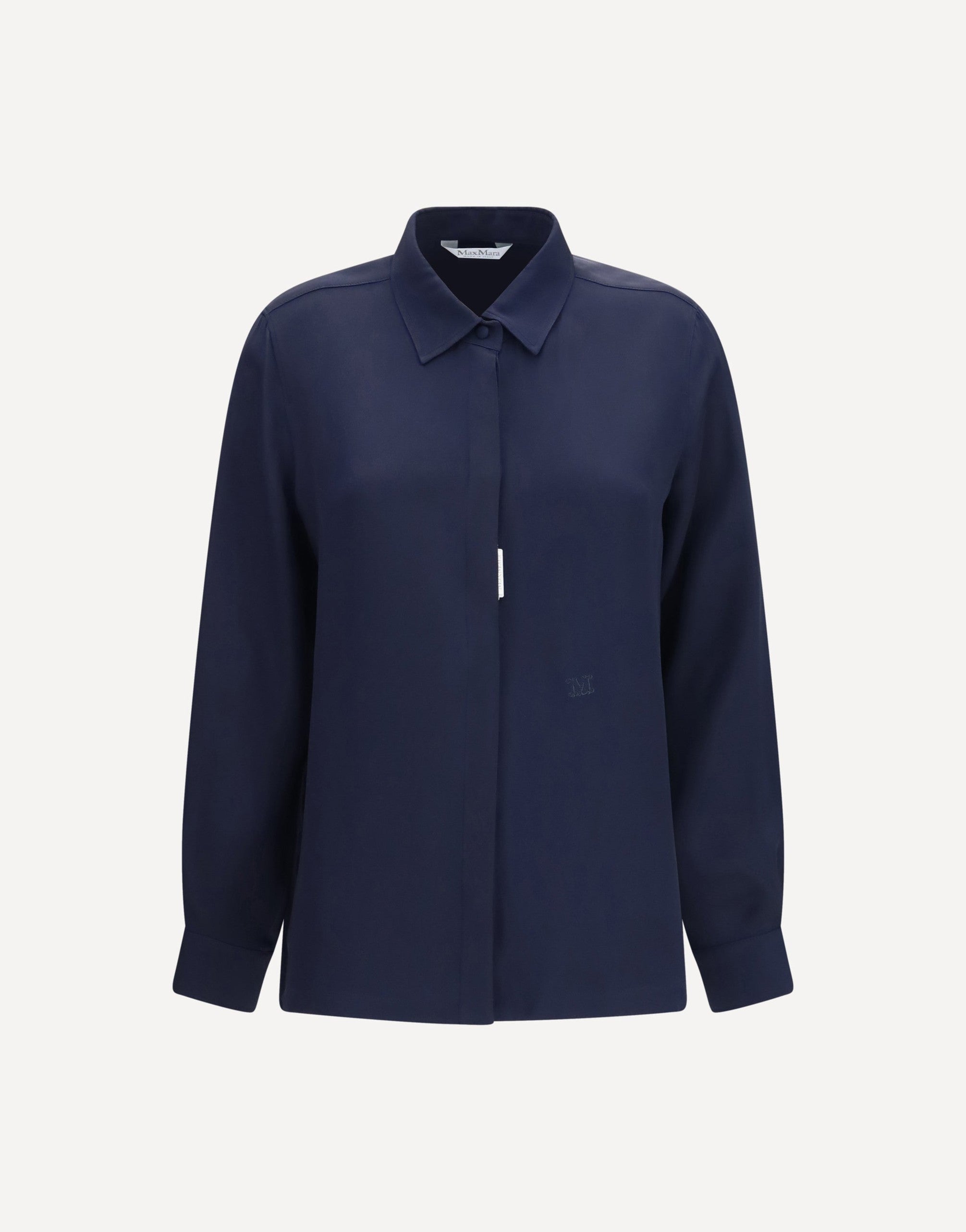 Max Mara Geranio クレープデシン シャツ