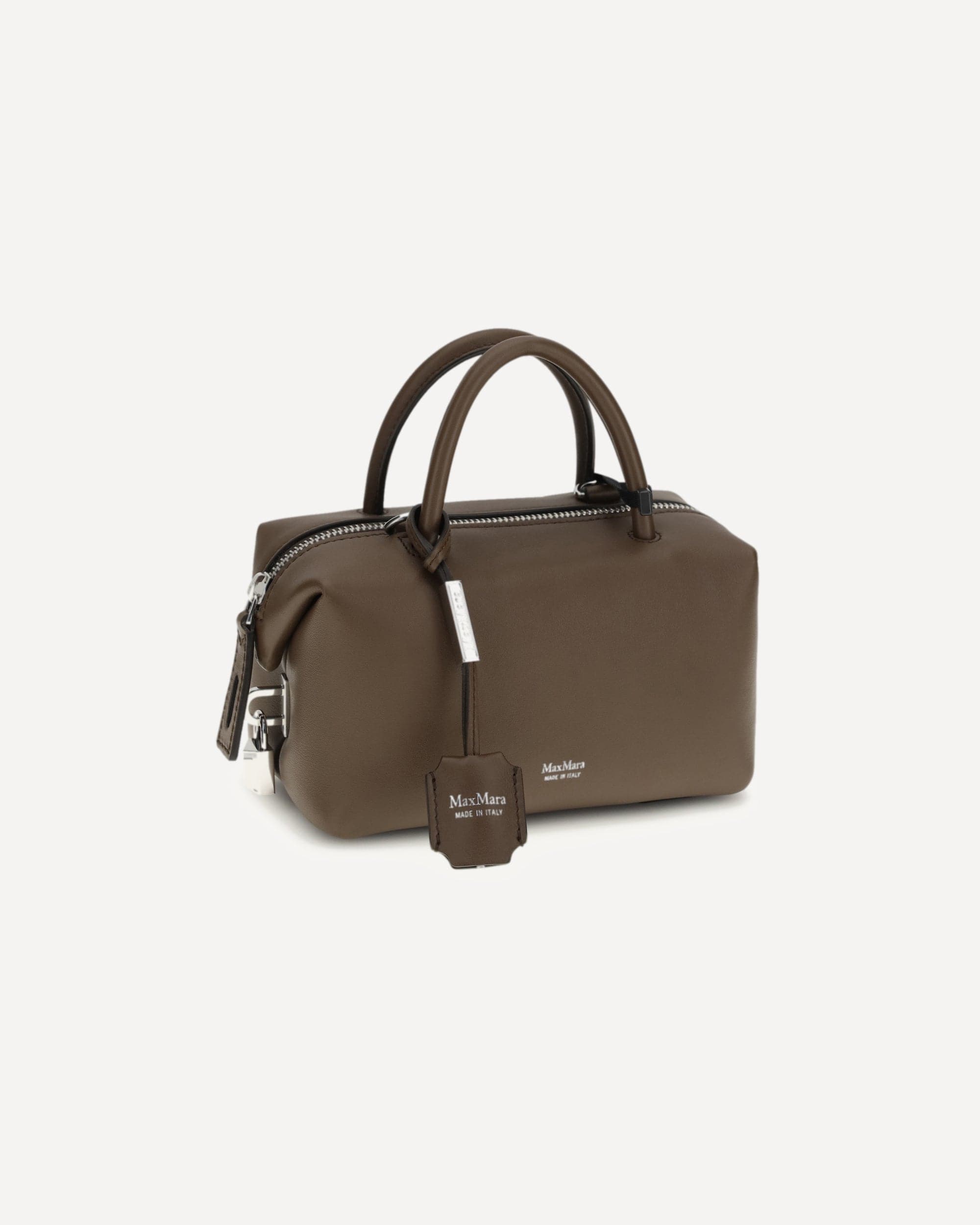 Max Mara Holdalls Leather Handbag Shoulder Bag