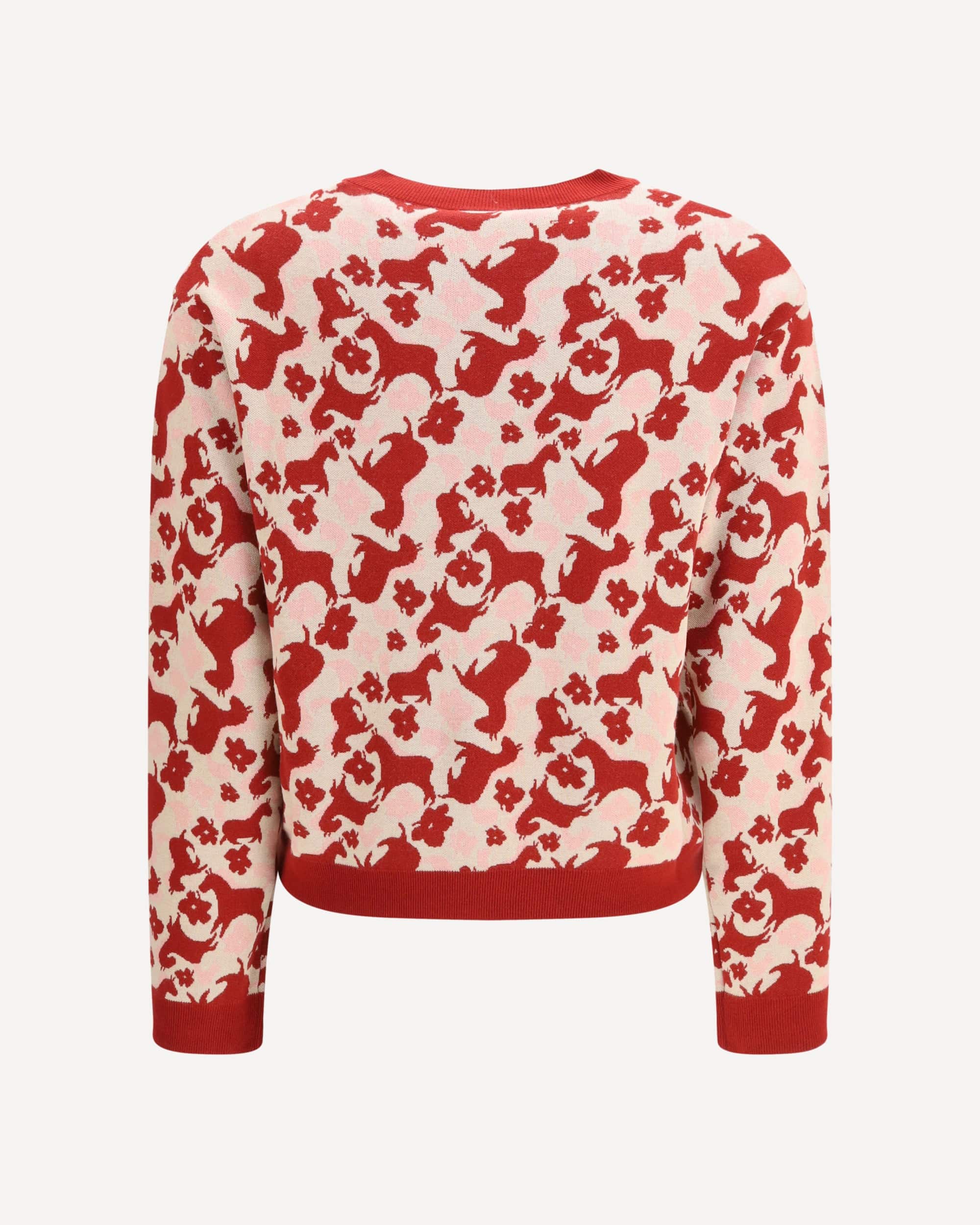 Max Mara Jacquard Viscose Crewneck Sweater - alternate view