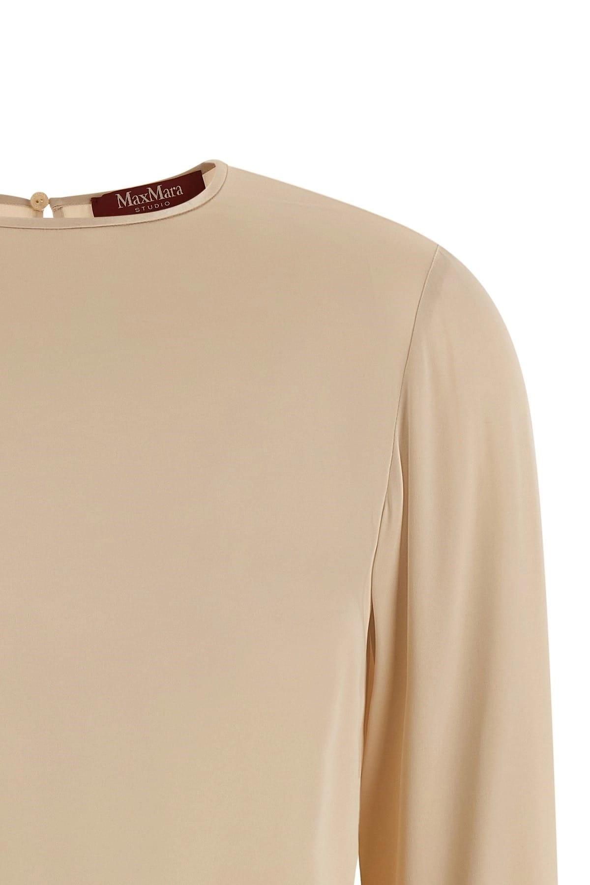 Max Mara Max Mara Lodi Silk Satin Shirt