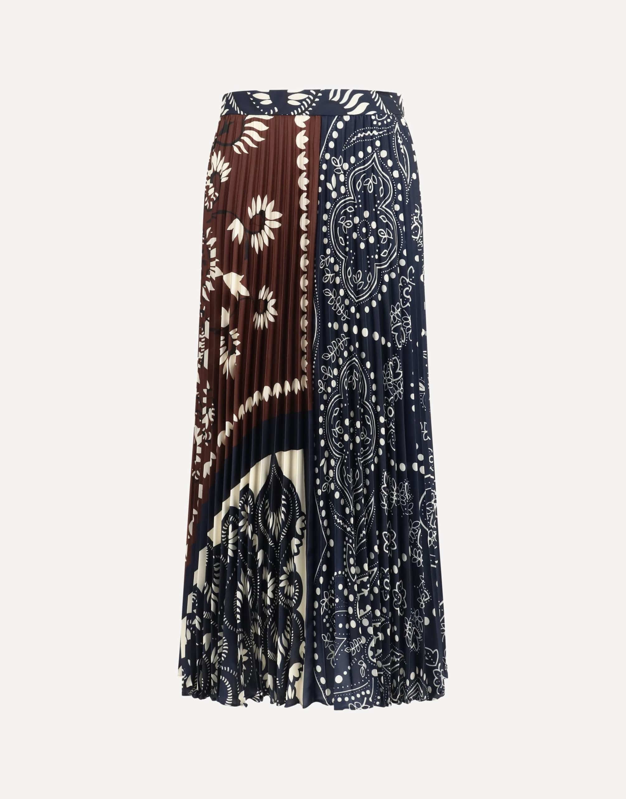Max Mara Milord A-Line Pleated Skirt