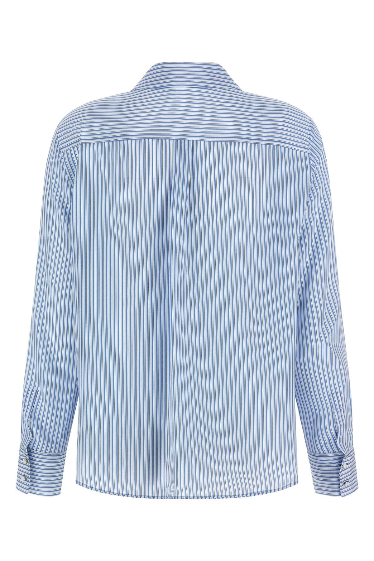 Max Mara Mstflirt Striped Silk Shirt