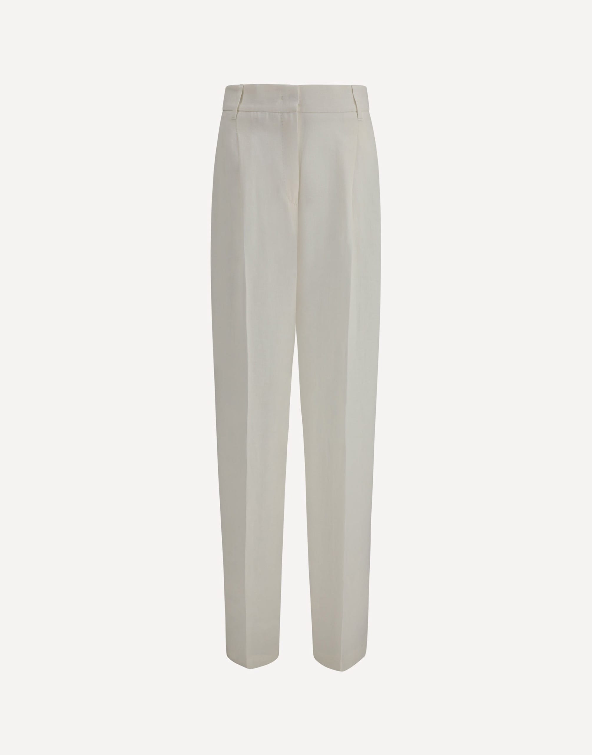 Max Mara Mstsumero Pants In Linen Batavia