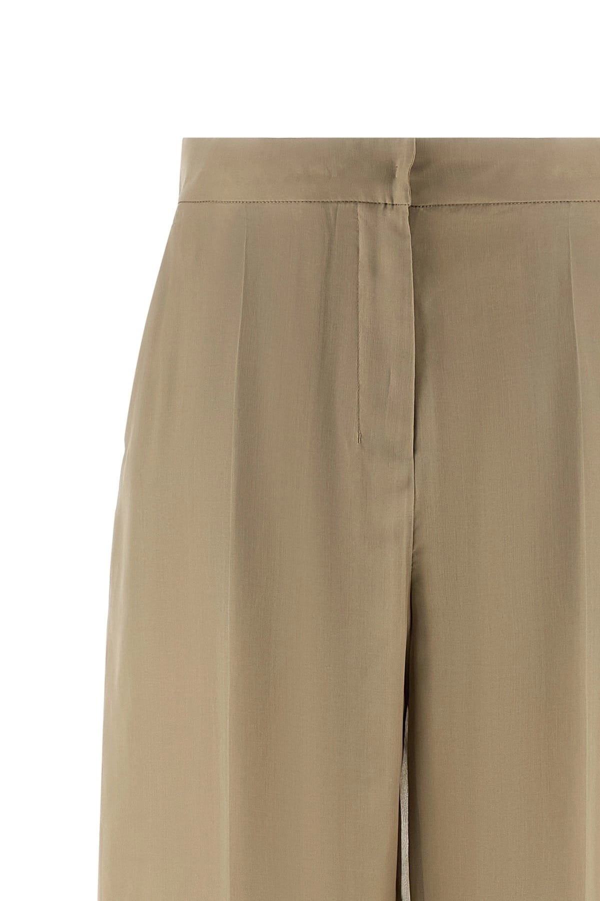 Max Mara Max Mara Mxeolivi Silk Organza Pants