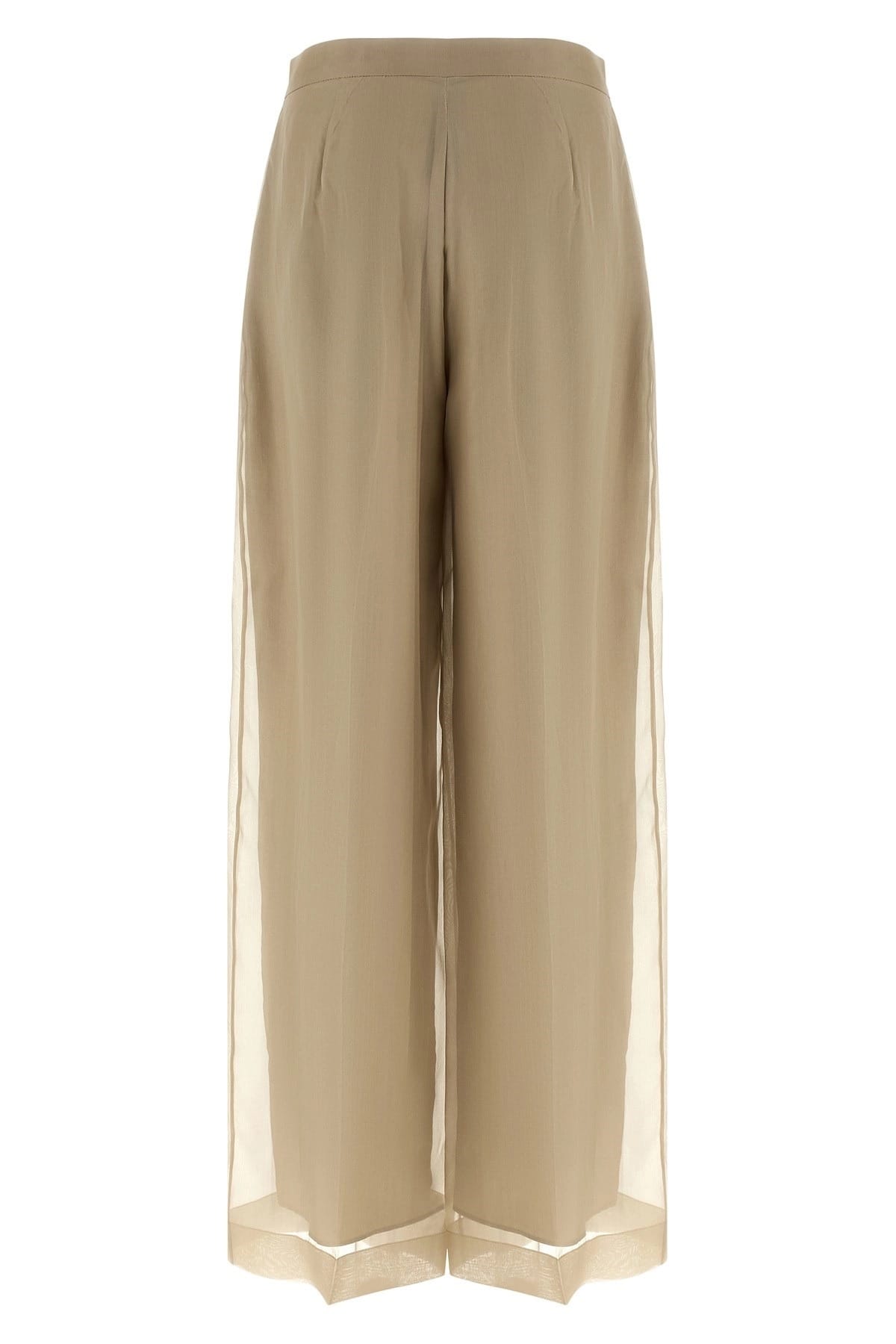 Max Mara Max Mara Mxeolivi Silk Organza Pants