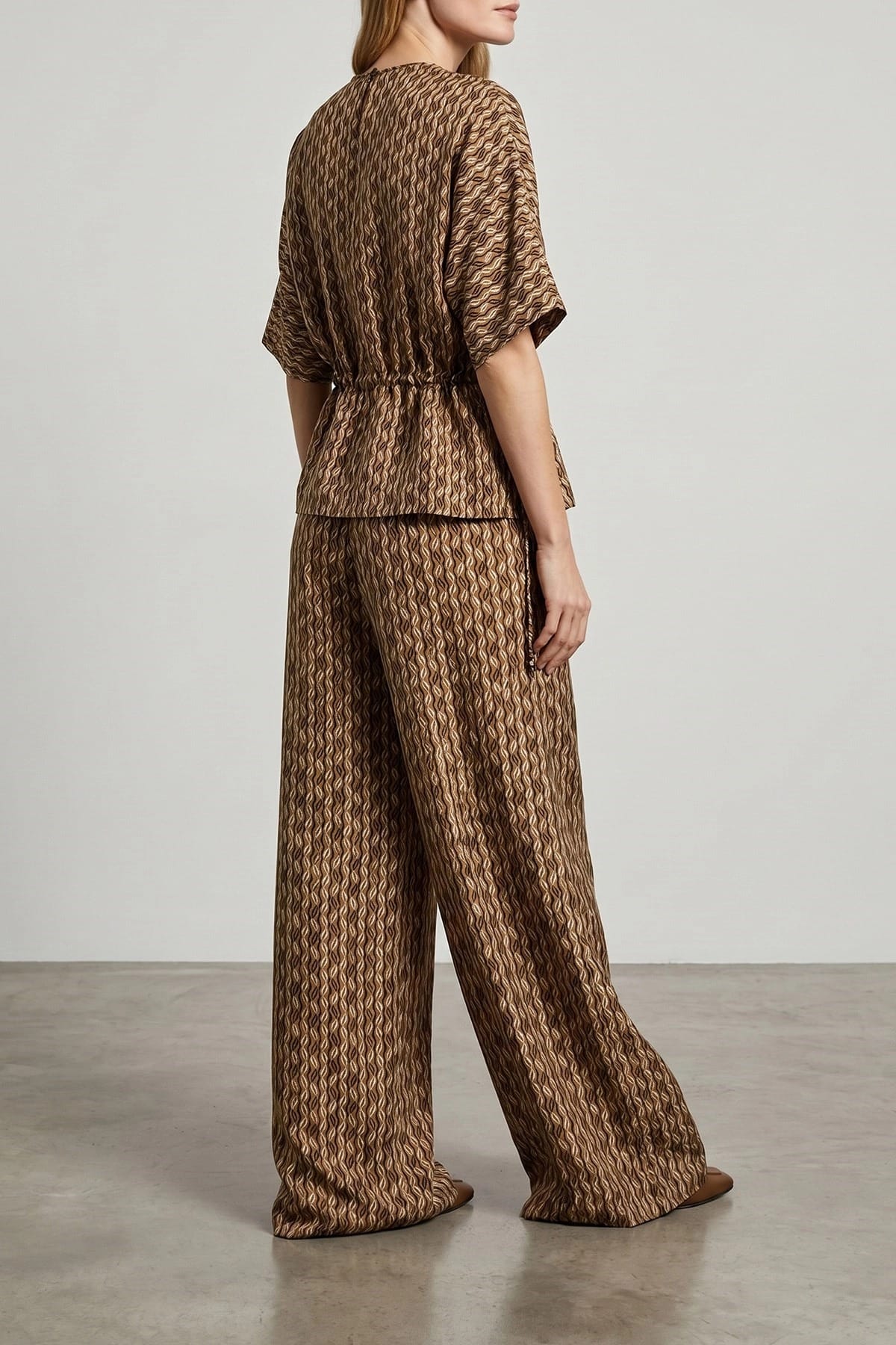 Max Mara Mxmclarino Printed Silk Pants - alternate view