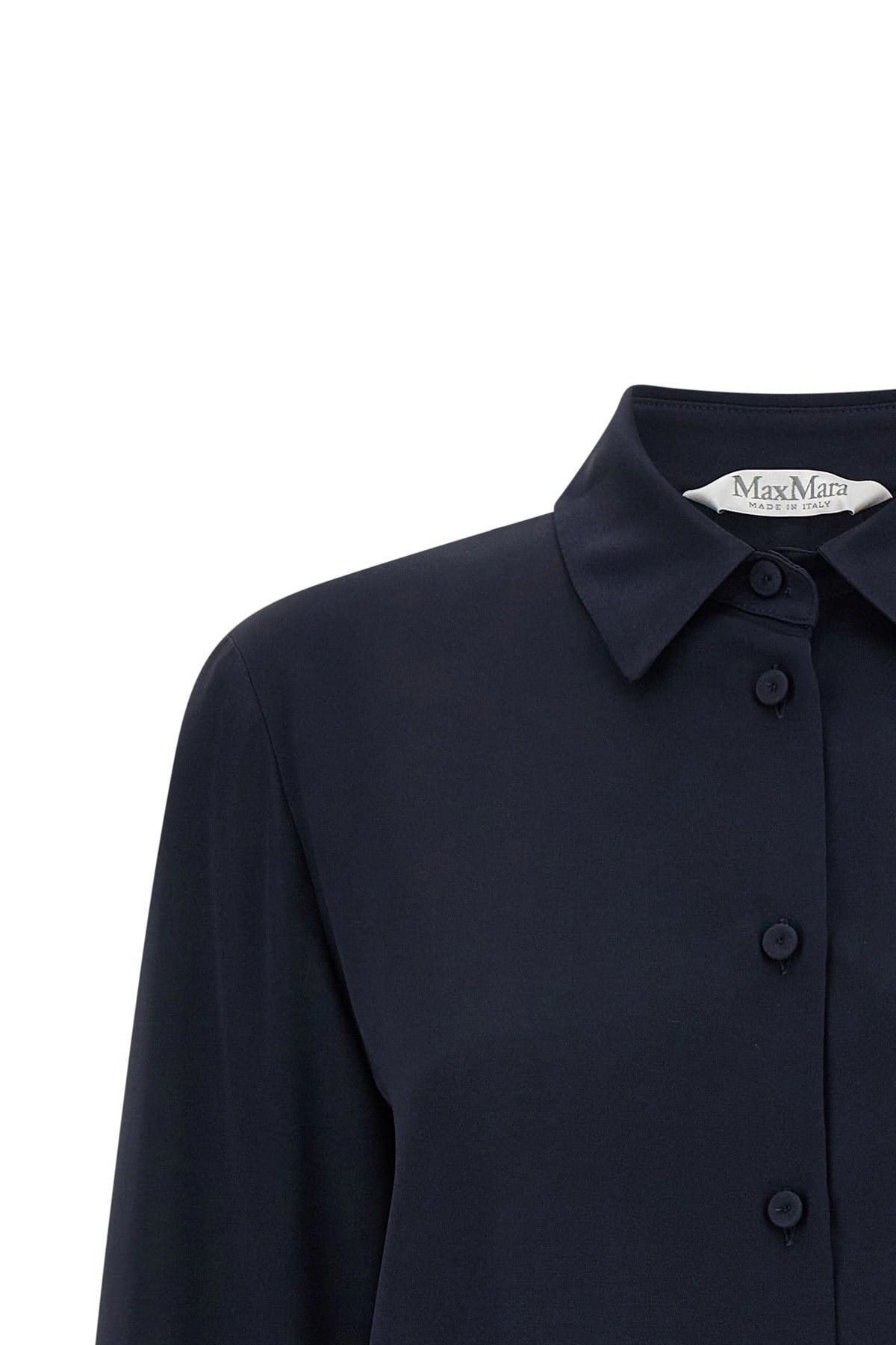 Max Mara Max Mara Mxpvoliera Silk Crêpe Shirt