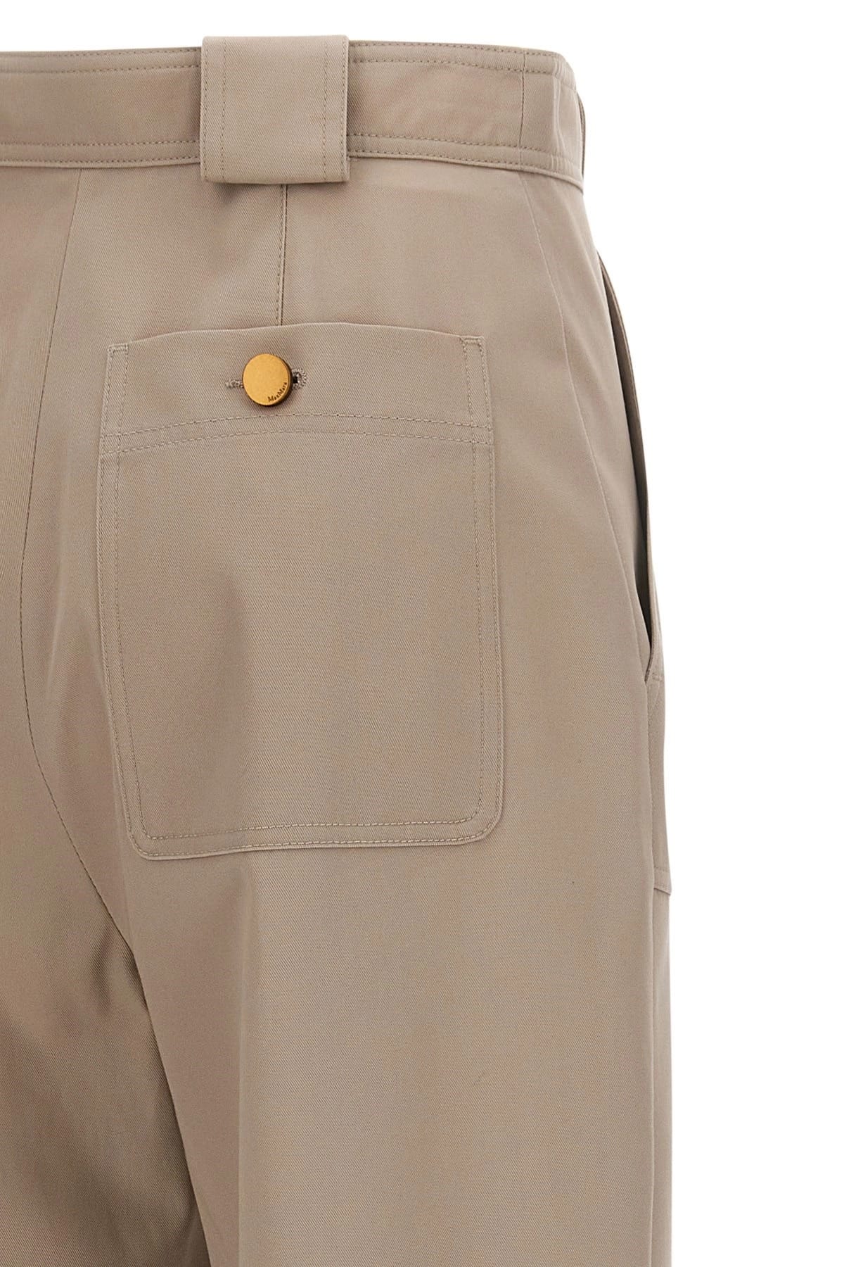 Max Mara Max Mara Palio Cotton Gabardine Pants