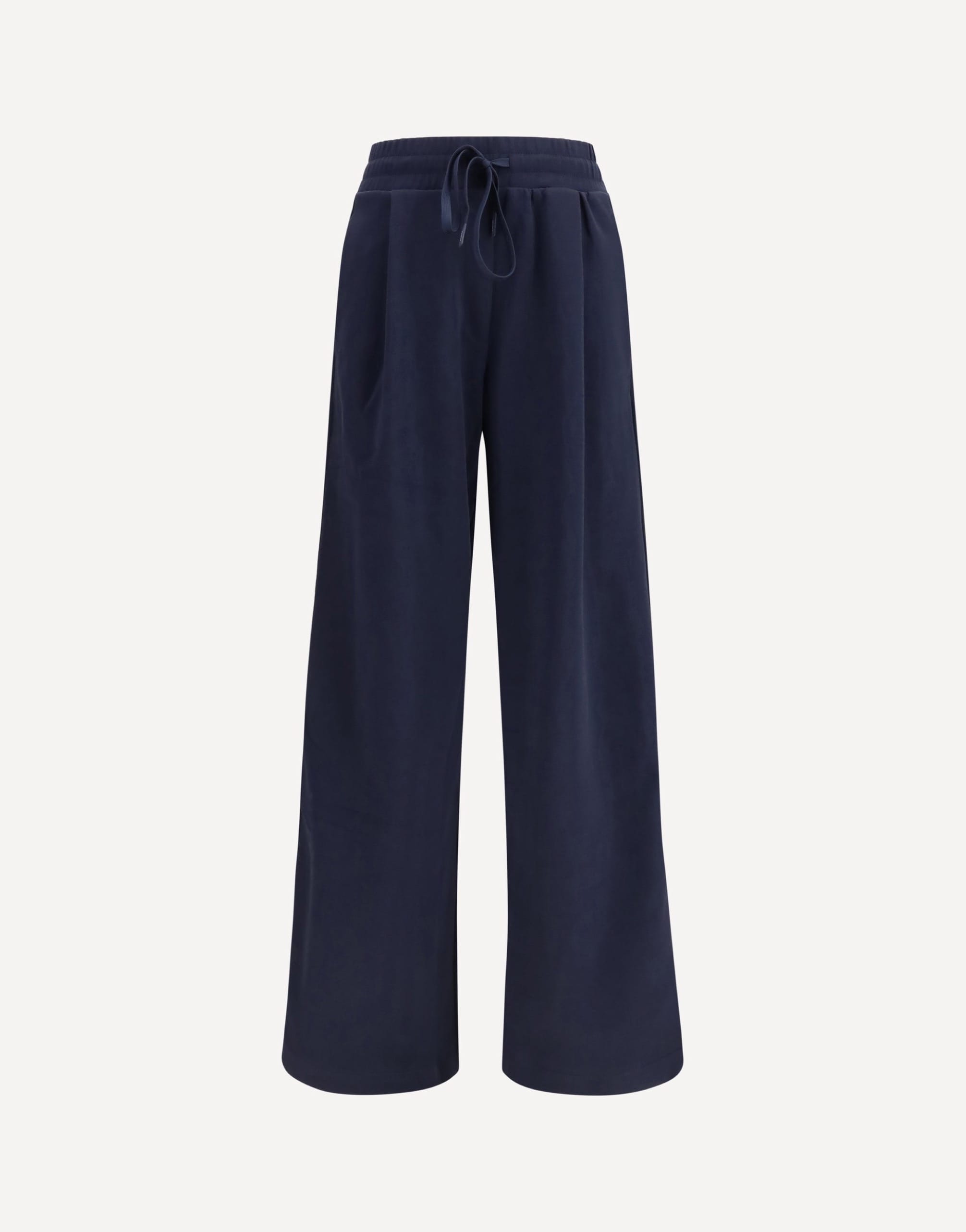 Max Mara Perdoni Pants With Front Pleats And Wide Leg