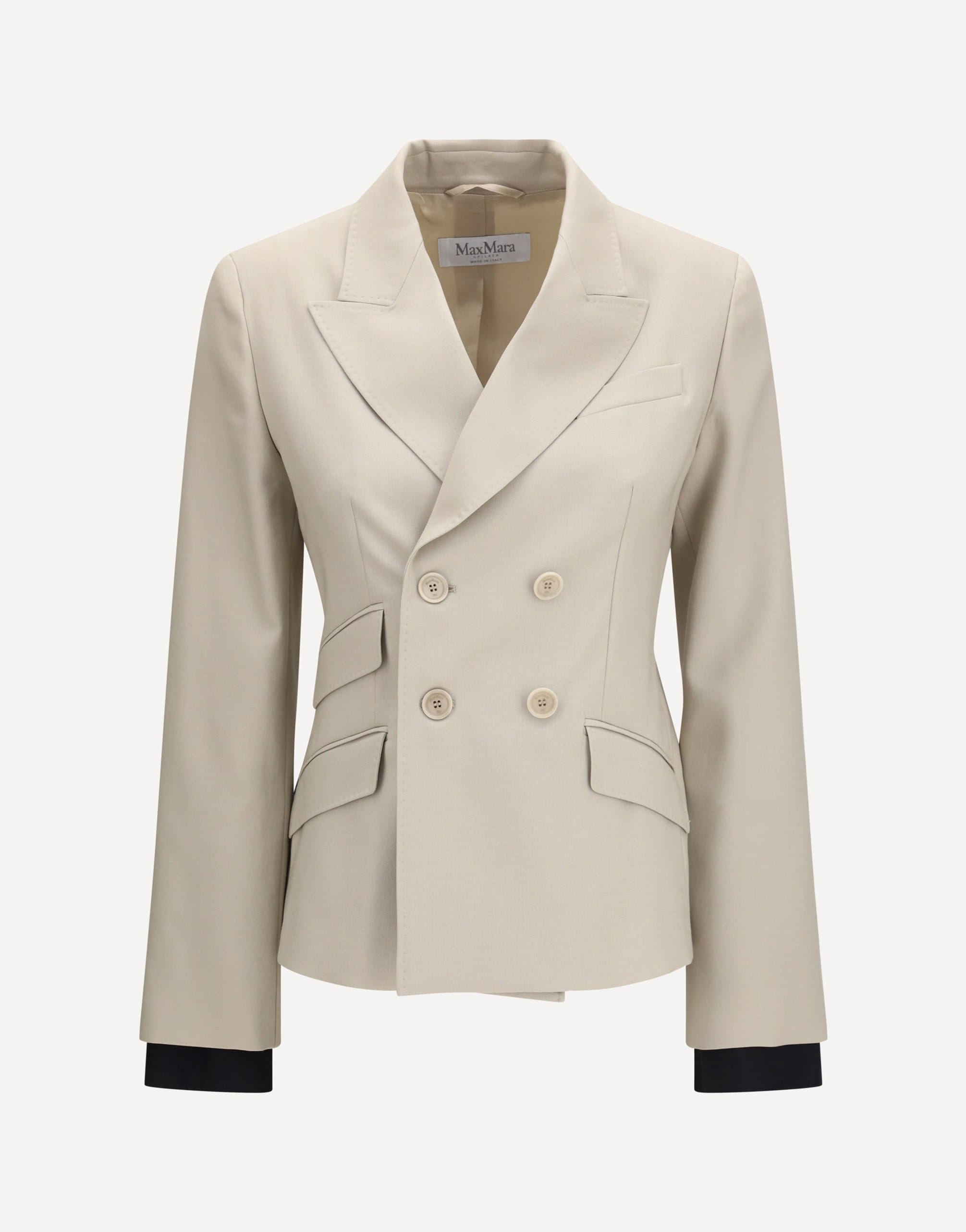 Max Mara Max Mara Placido Double-Breasted Blazer In Wool